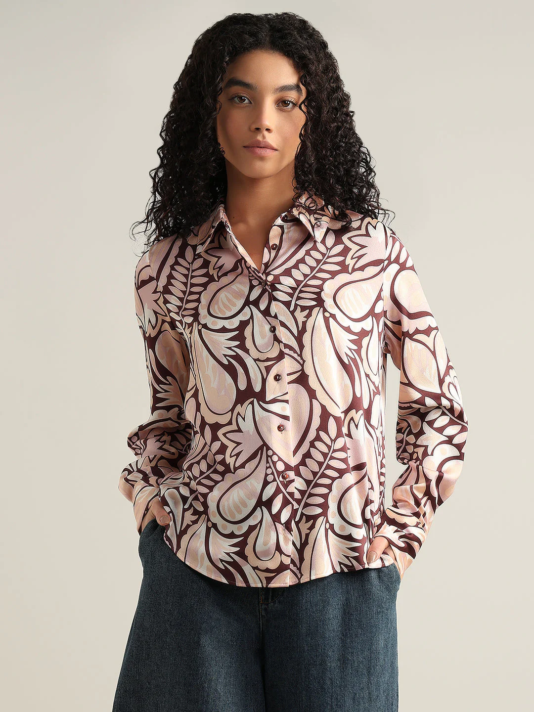 Printed Full Sleeves Shirt - Image 2