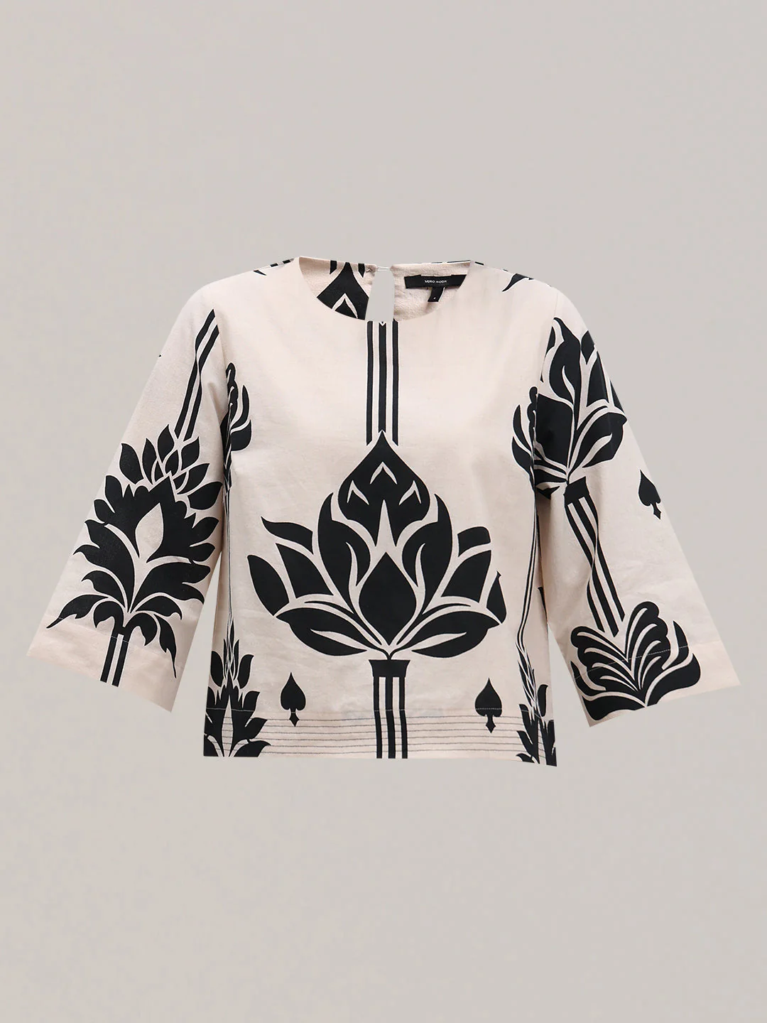 Ecru Printed Top - Image 7