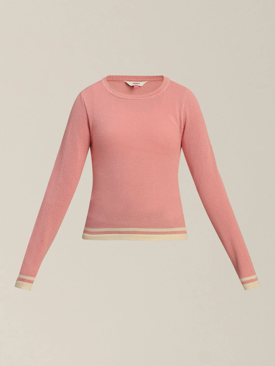 Girls Pink Full Sleeves Pullover - Image 7