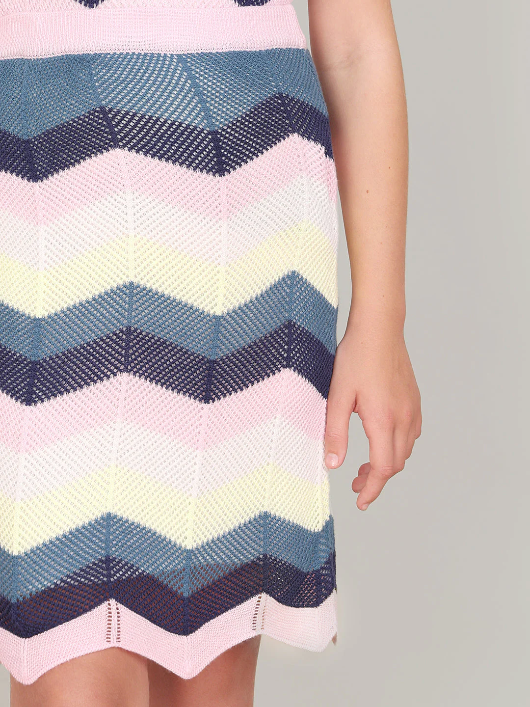 GIRL Chevron Knitted Skirt - Image 6