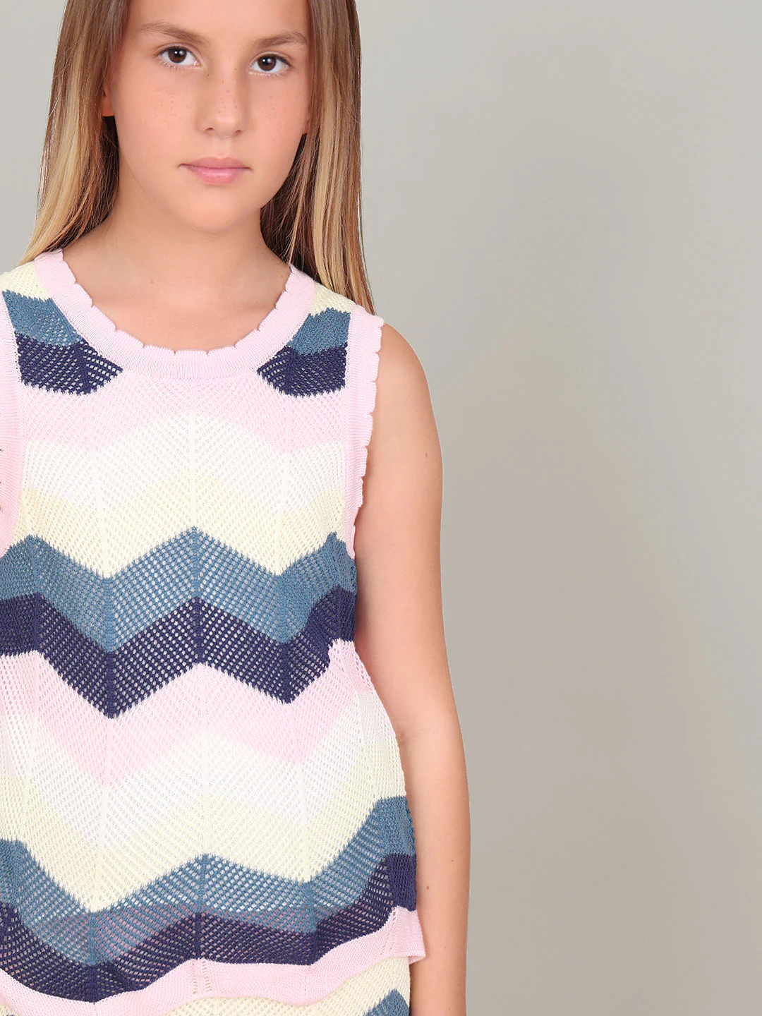 GIRL Chevron Knitted Top - Image 6