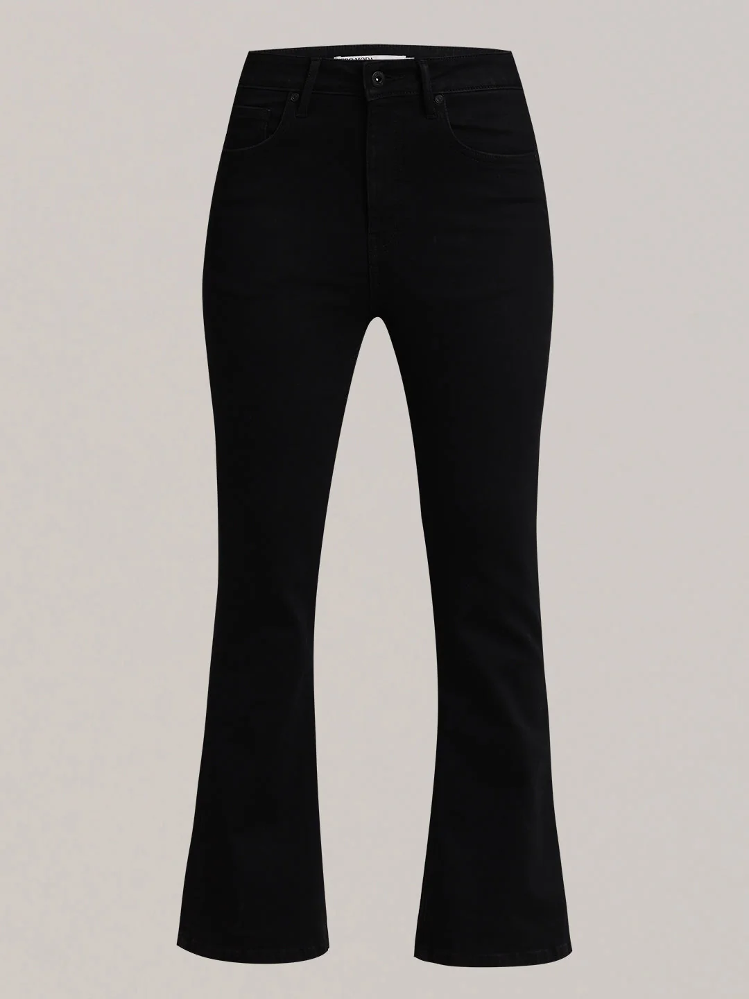 Black High Rise Eric Bootcut Jeans - Image 7