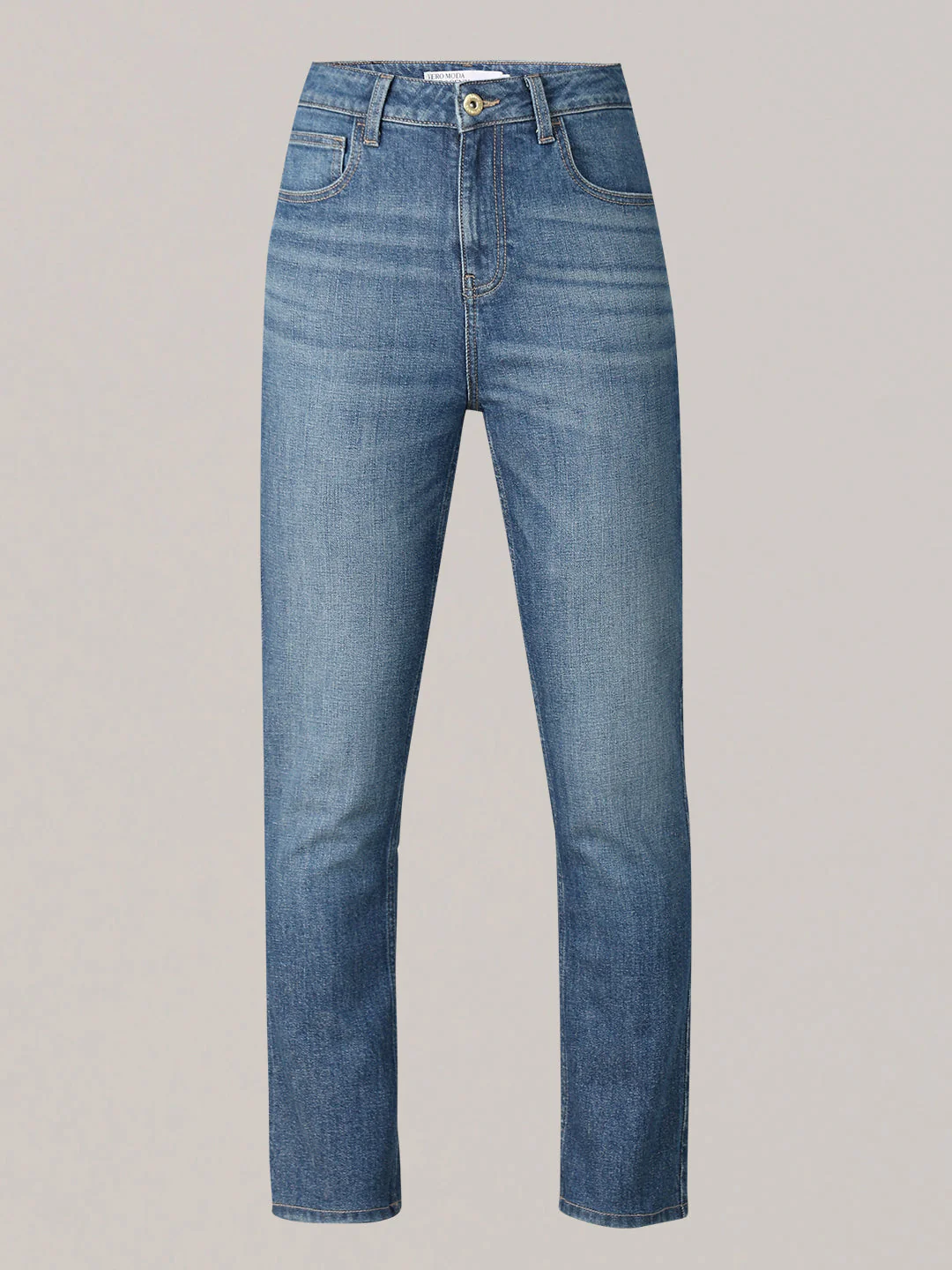 Classic Blue Straight Fit Jeans - Image 7