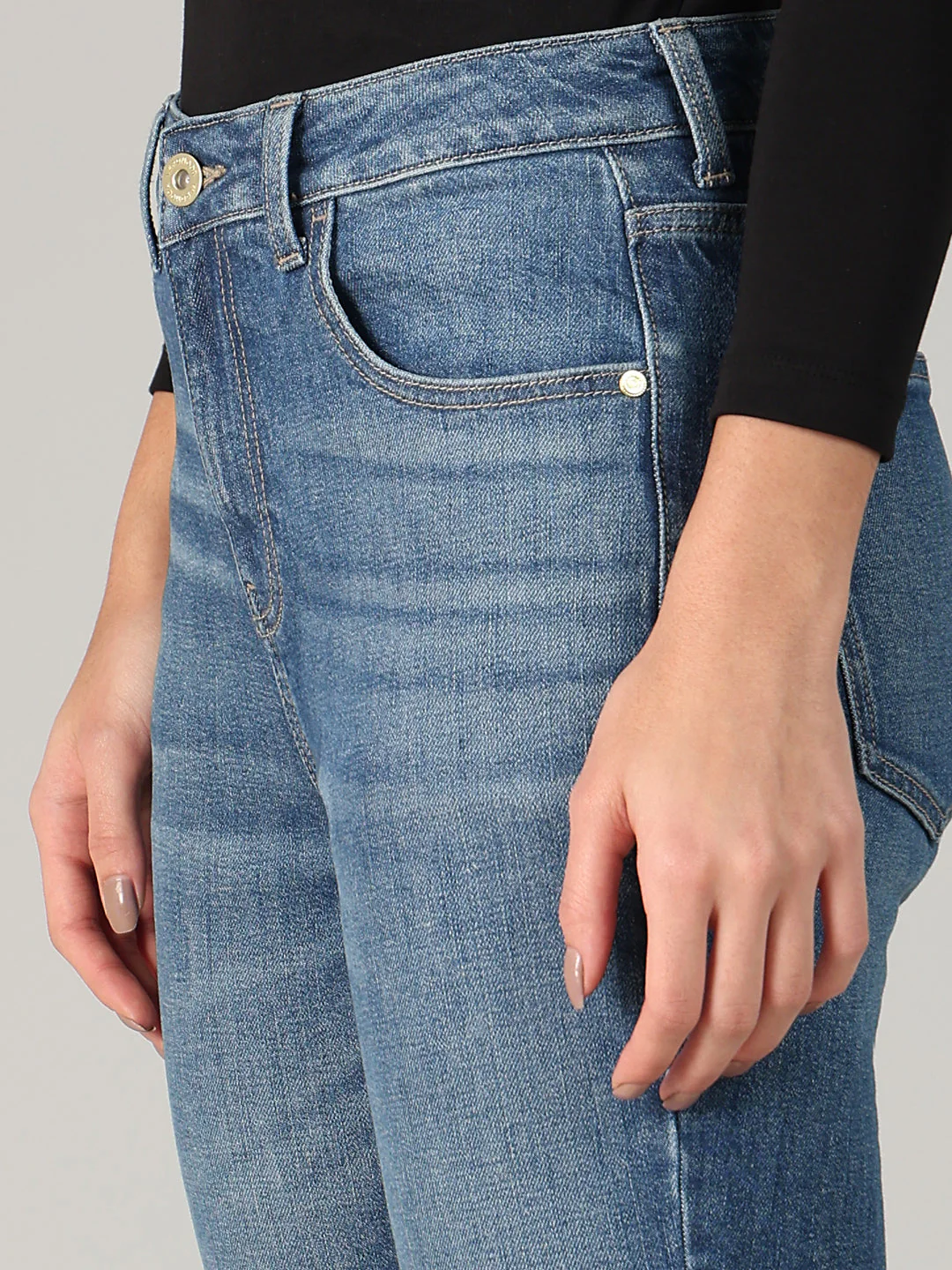 Classic Blue Straight Fit Jeans - Image 8