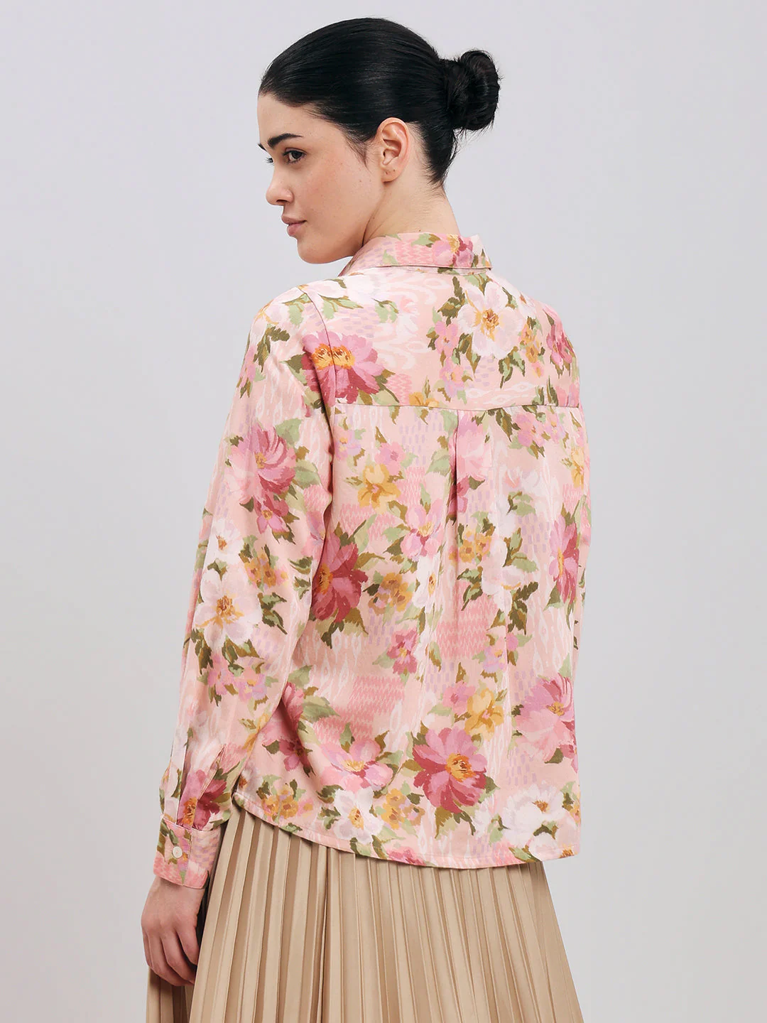 Floral Cotton Shirt - Image 4