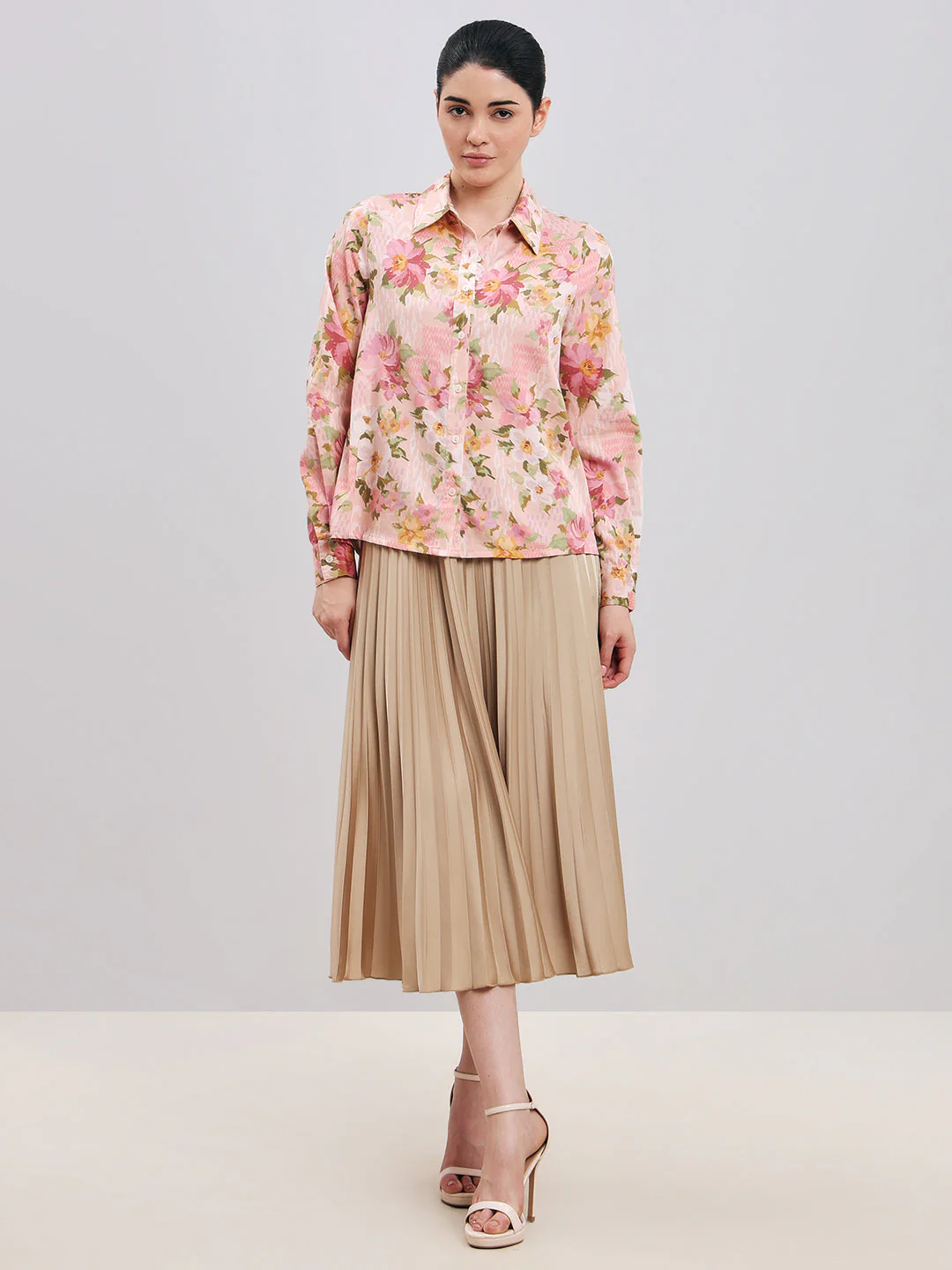 Floral Cotton Shirt - Image 5