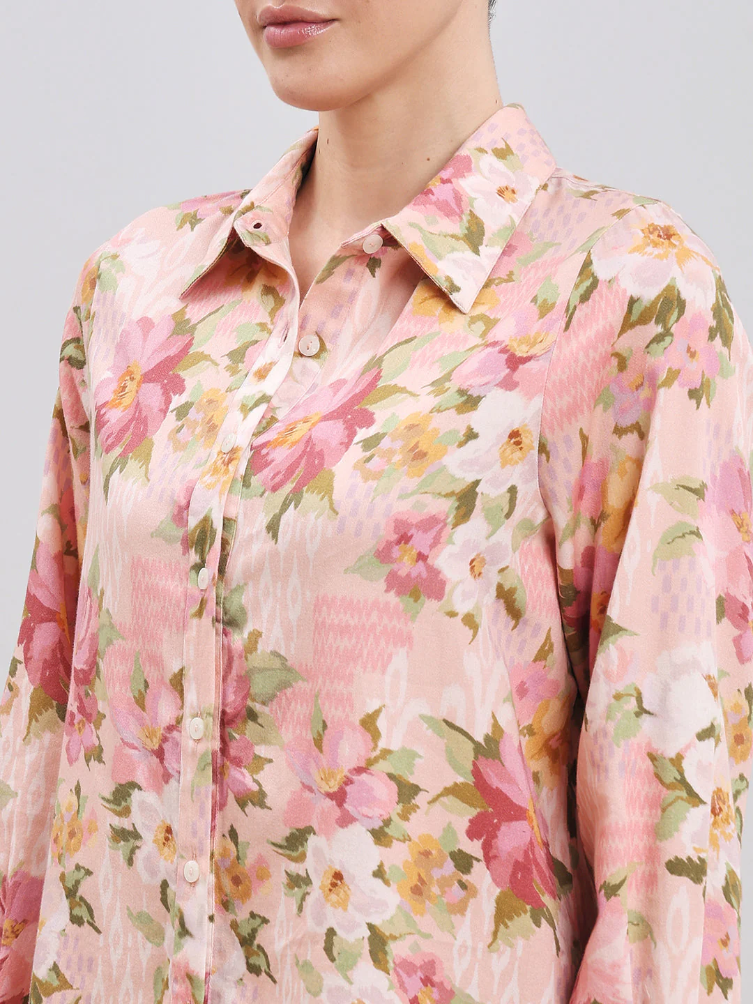 Floral Cotton Shirt - Image 8