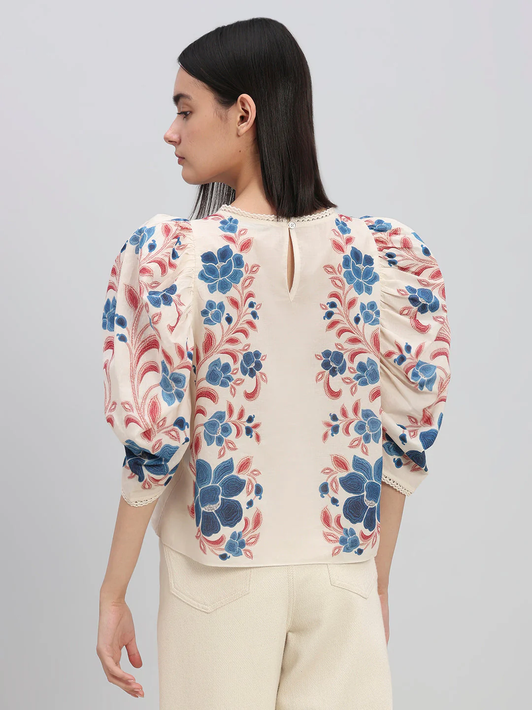 Cotton Printed Top - Image 4