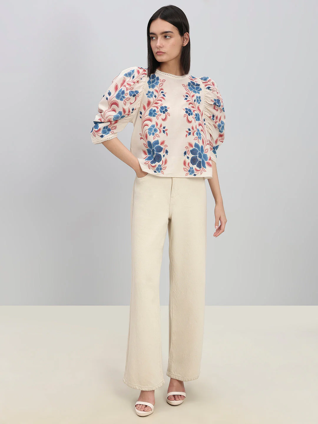 Cotton Printed Top - Image 5