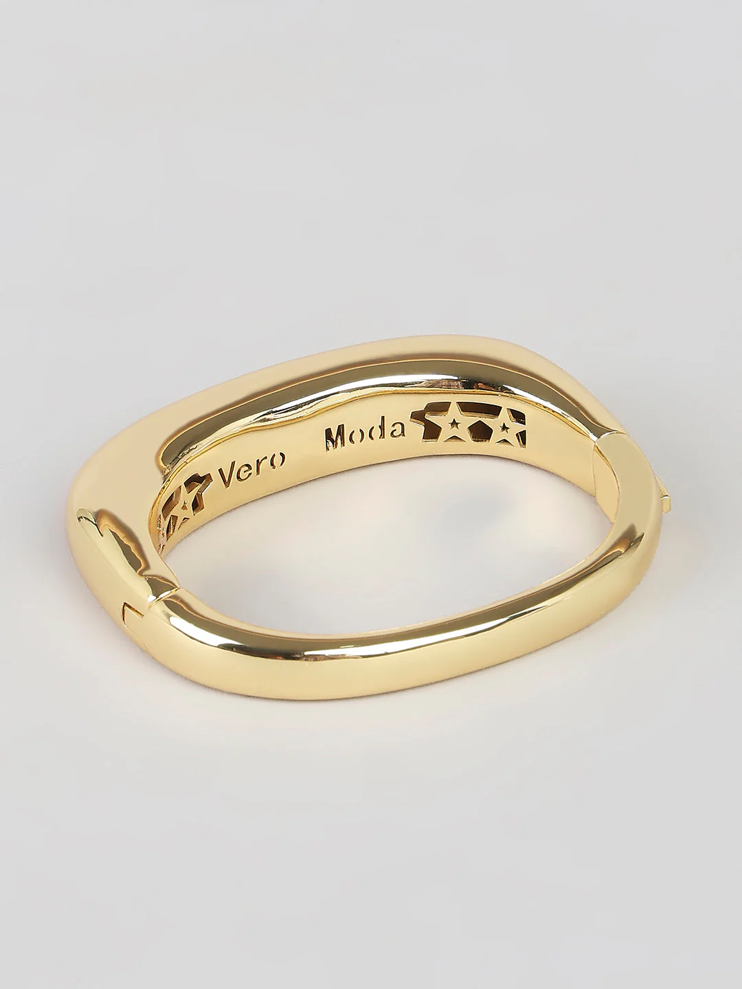 Gold-Tone Oval Bracelet - Image 2