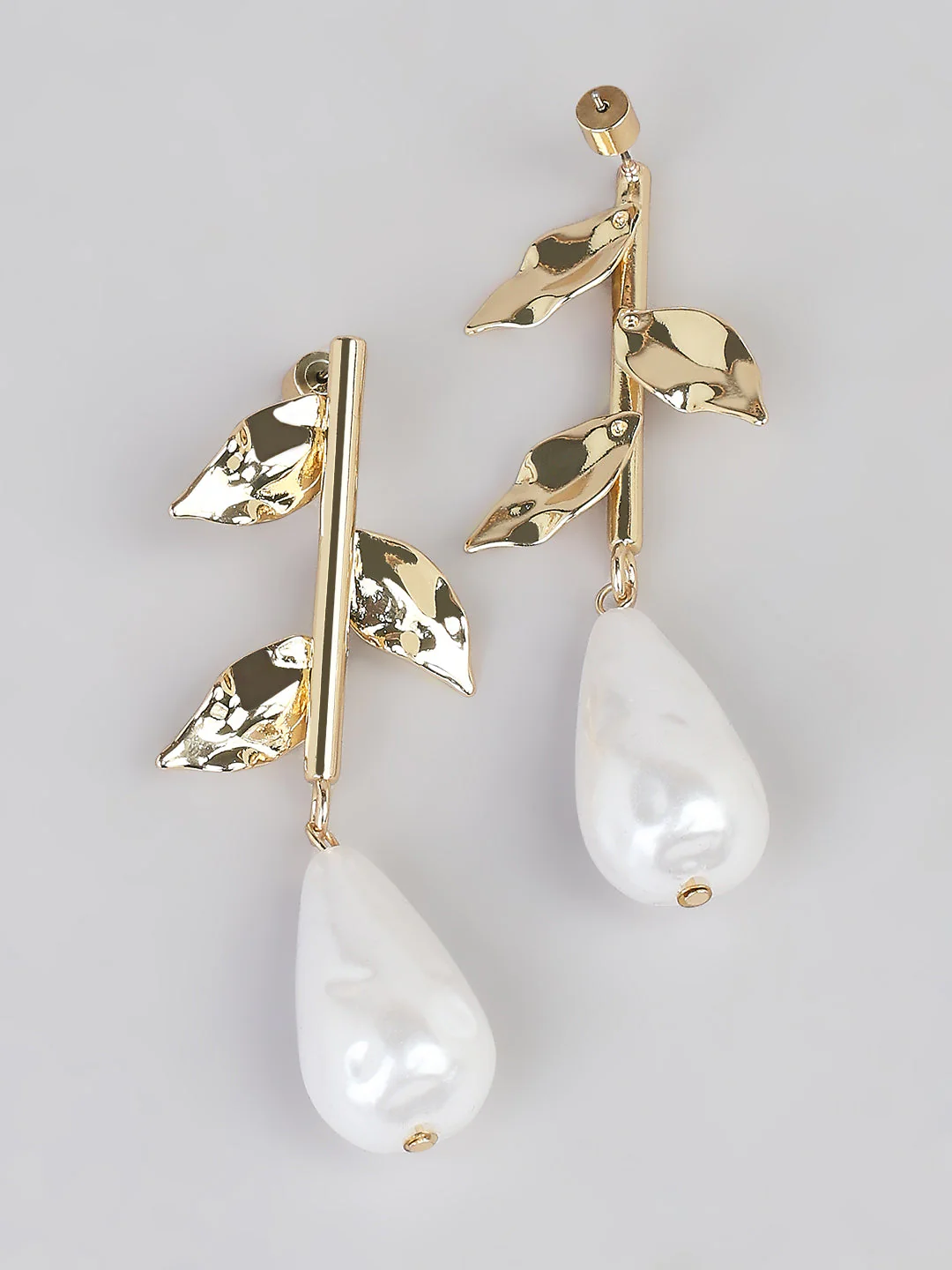 Pearl Embellished Drop Earrings - Image 3