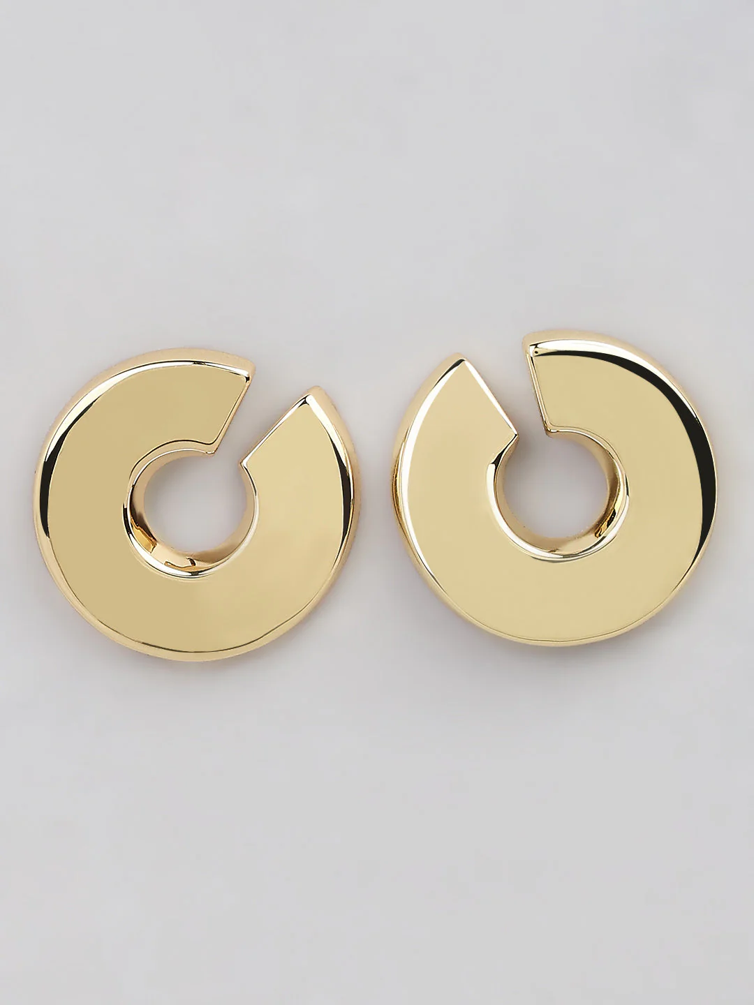 Golden Sculpted Studs - Image 2