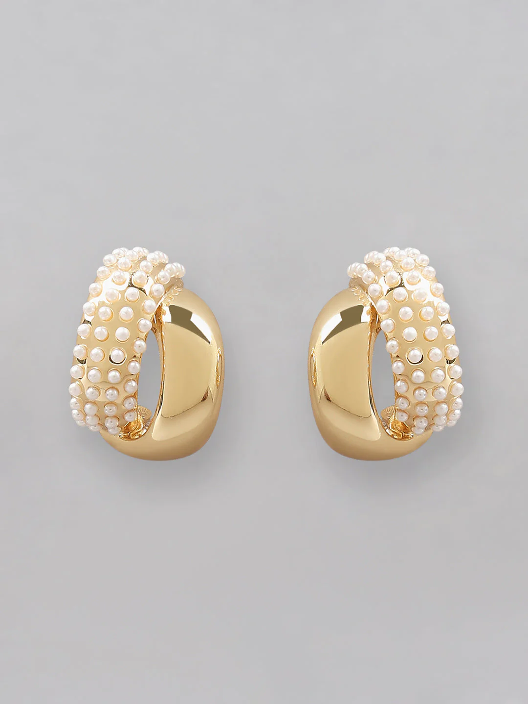 Embellished Golden Hoops - Image 2