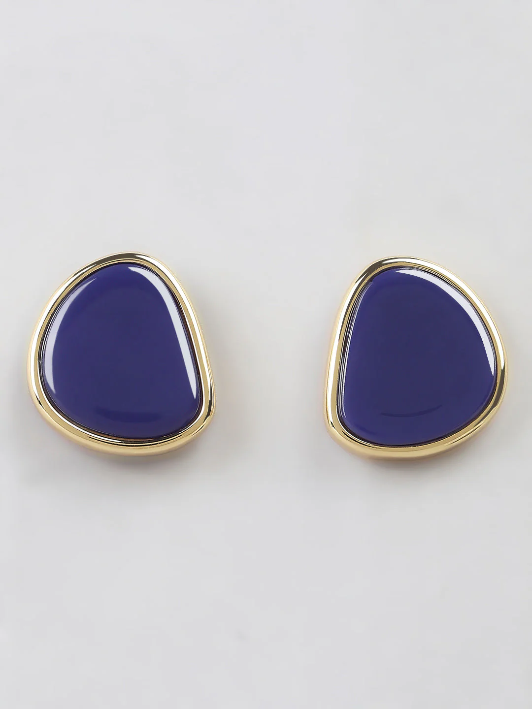 Navy Blue Stone Studs - Image 2