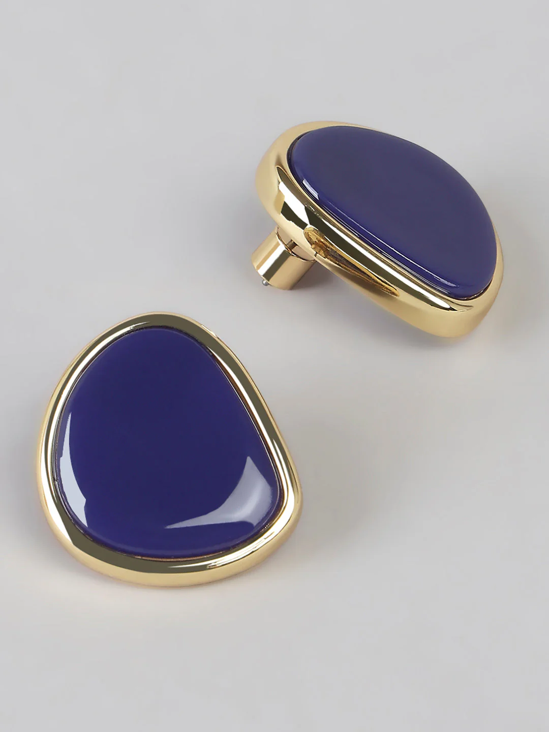 Navy Blue Stone Studs - Image 3