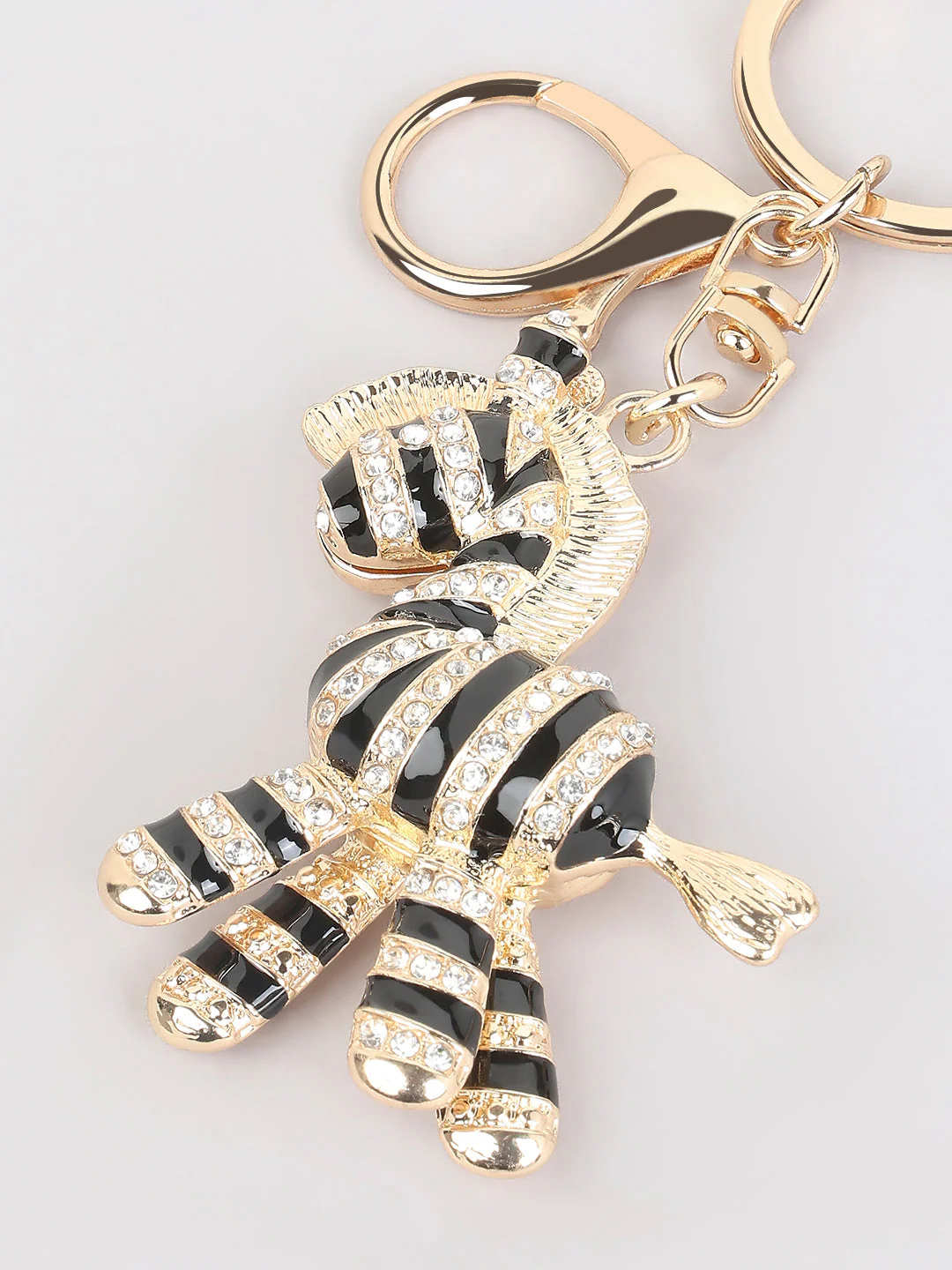 Zebra Embellished Bag Charm - Image 3