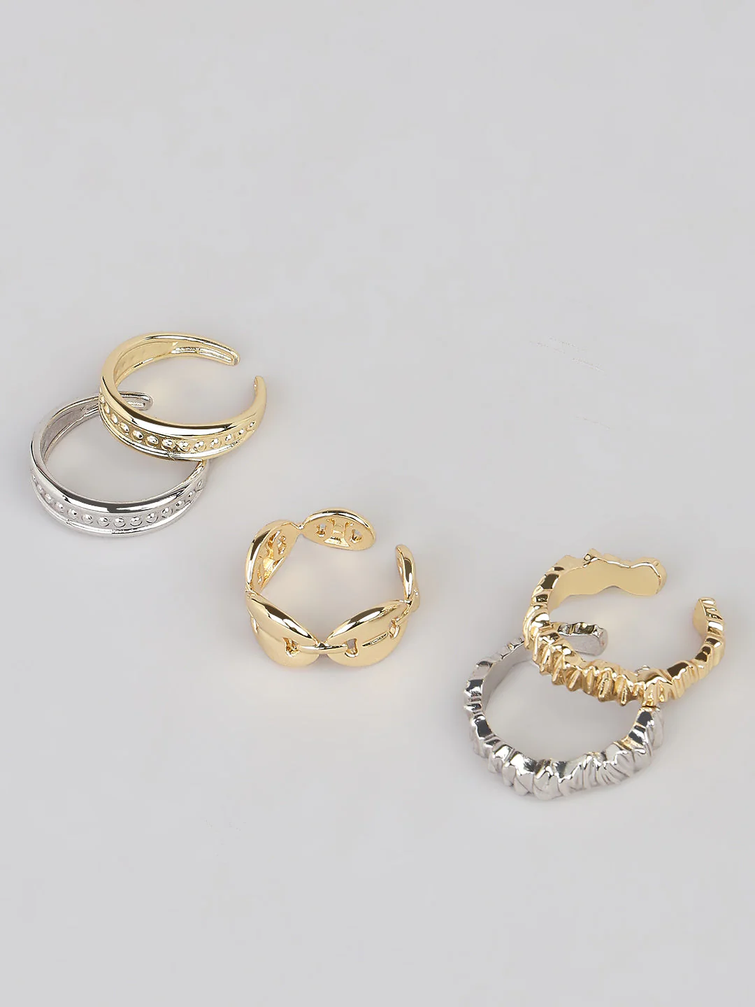 Gold & Silver Ring Set - Image 2