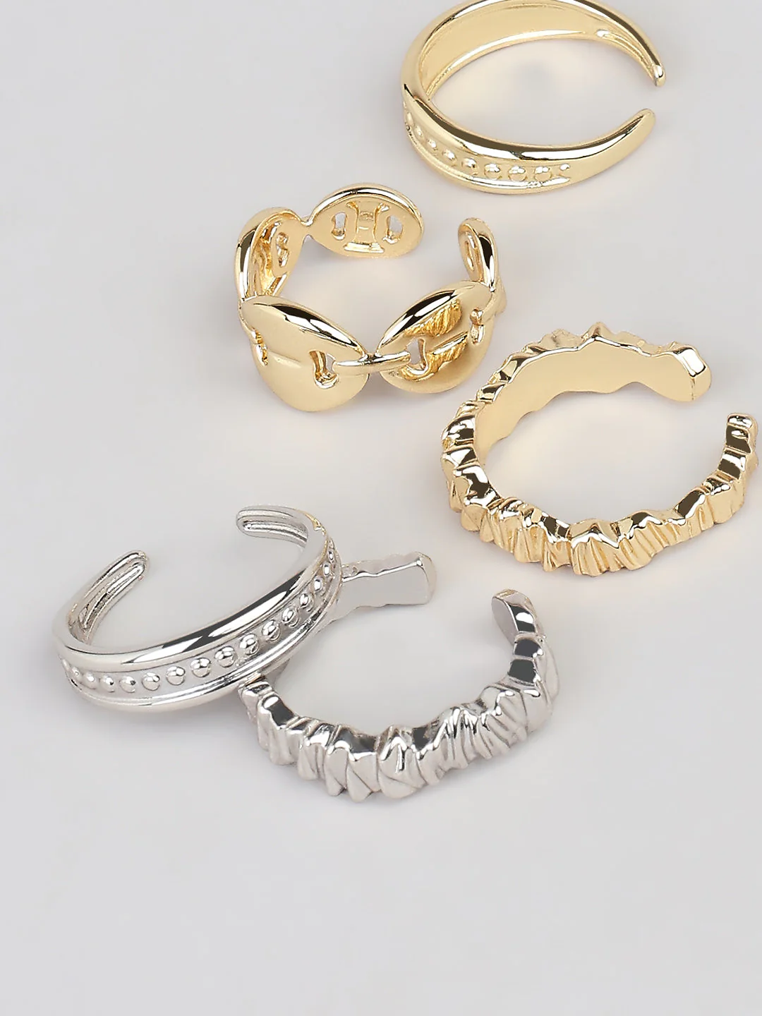 Gold & Silver Ring Set - Image 3
