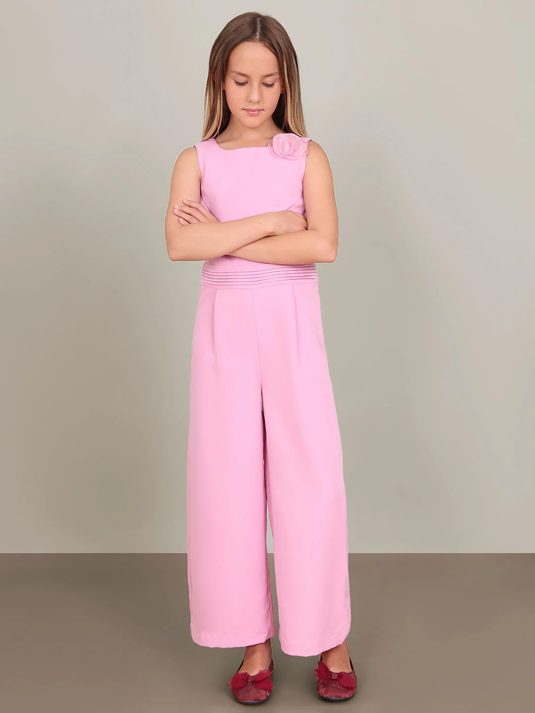 GIRL Pink Sleeveless Jumpsuit - Image 2