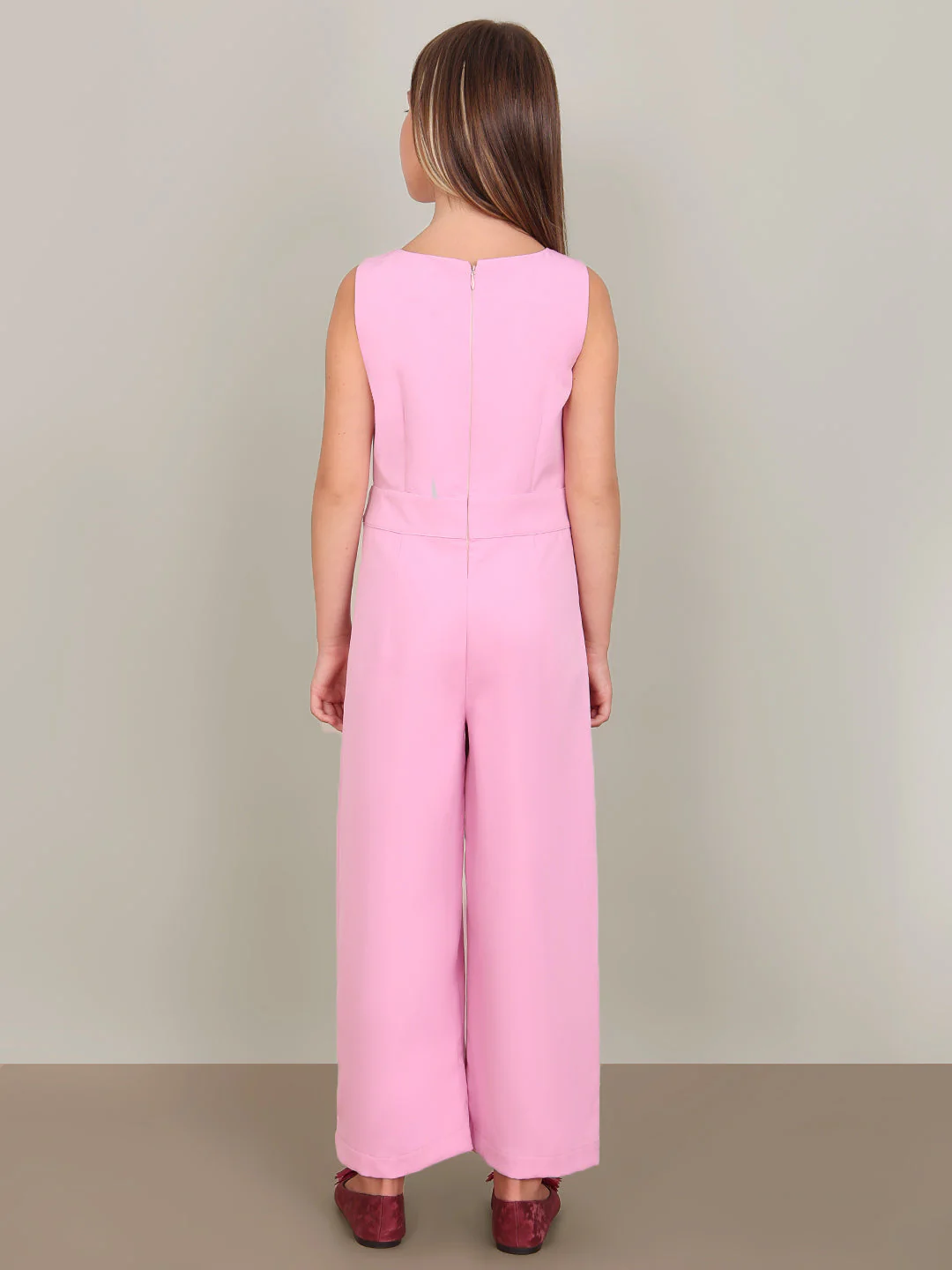 GIRL Pink Sleeveless Jumpsuit - Image 4