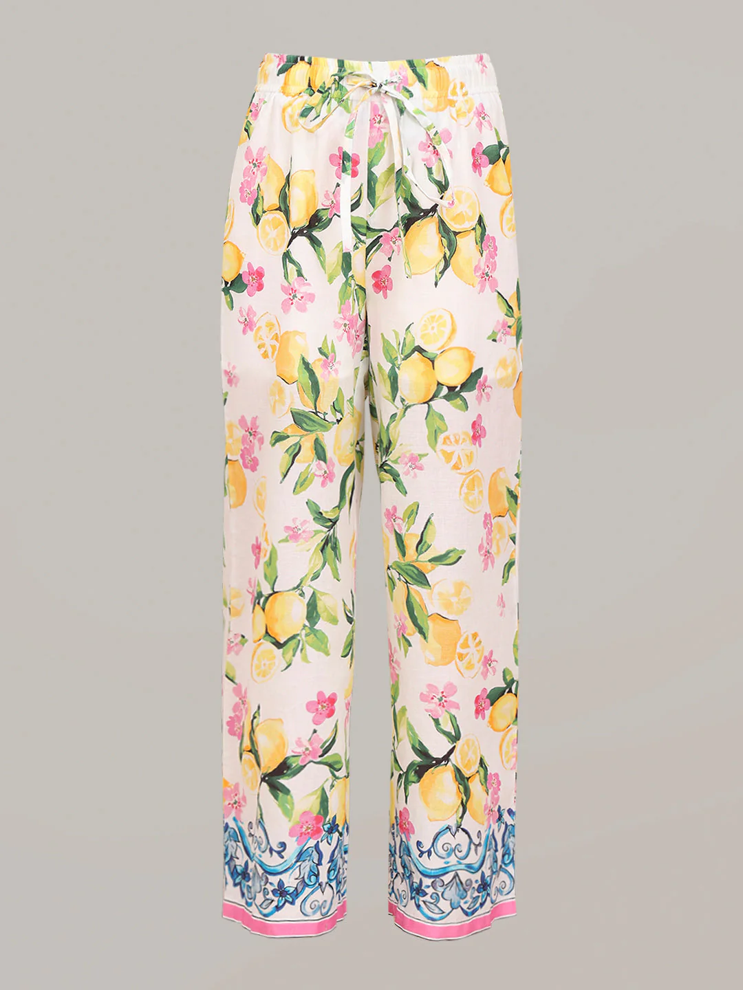 GIRL Lemon Floral Print Pants - Image 7