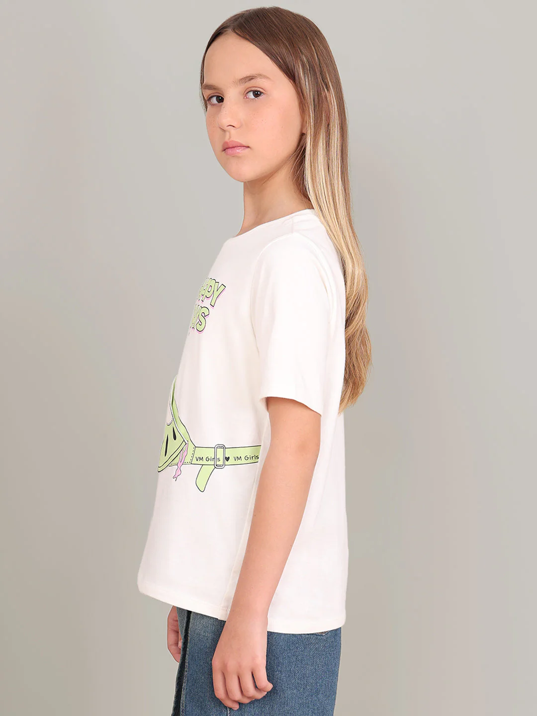 GIRL Cotton Printed T-shirt - Image 3