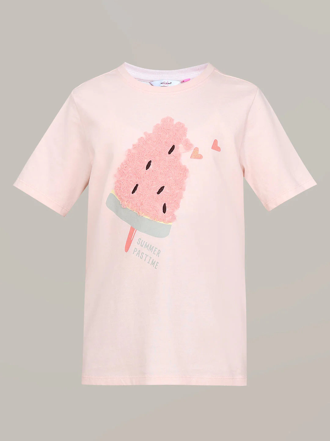 GIRL Pink Ice-Cream Print T-shirt - Image 7
