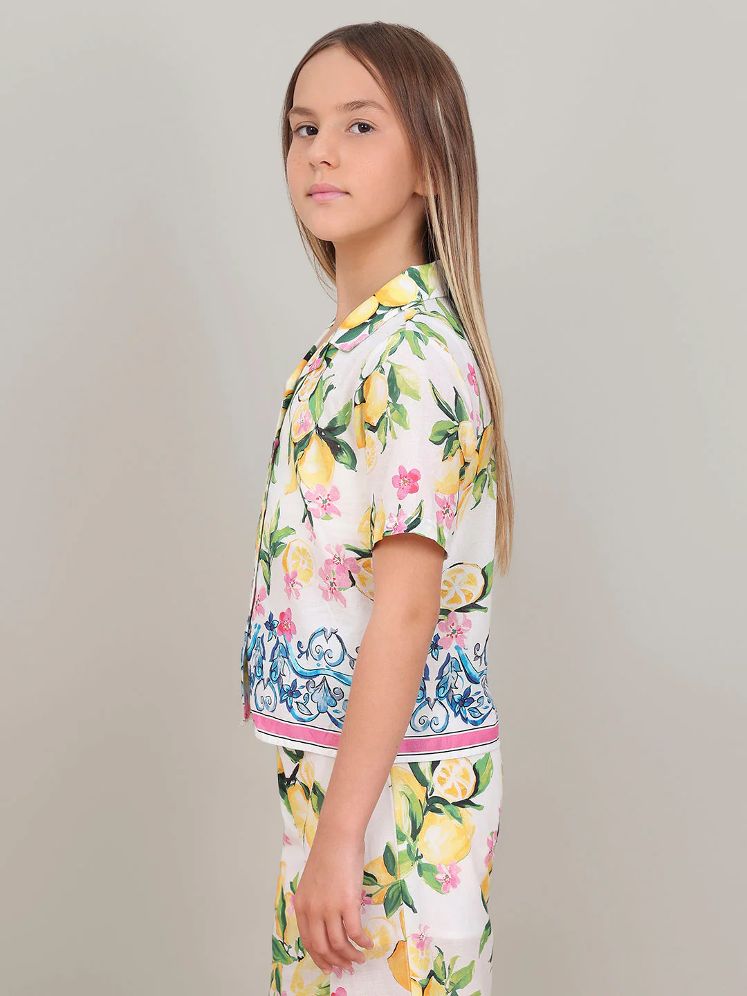GIRL Tropical Print Resort Shirt - Image 3