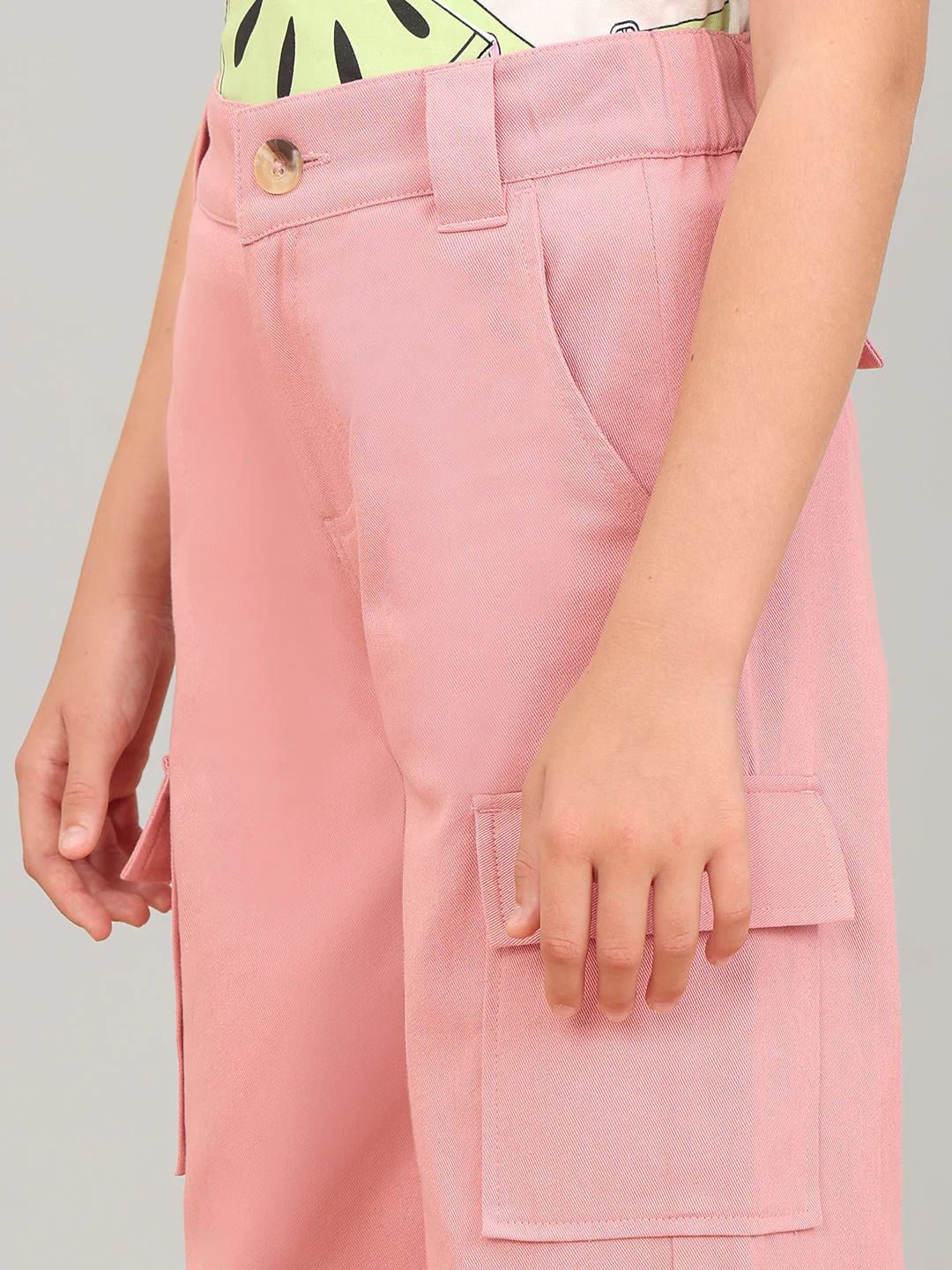 GIRL Mid Rise Wide Leg Cargo Pants - Image 8