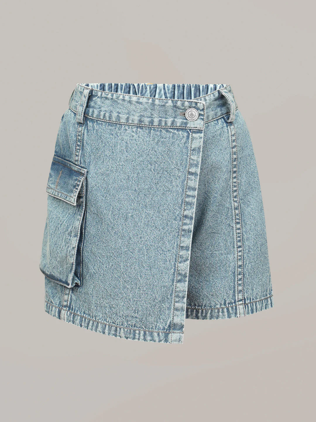 GIRL Denim Wrap Skort - Image 7