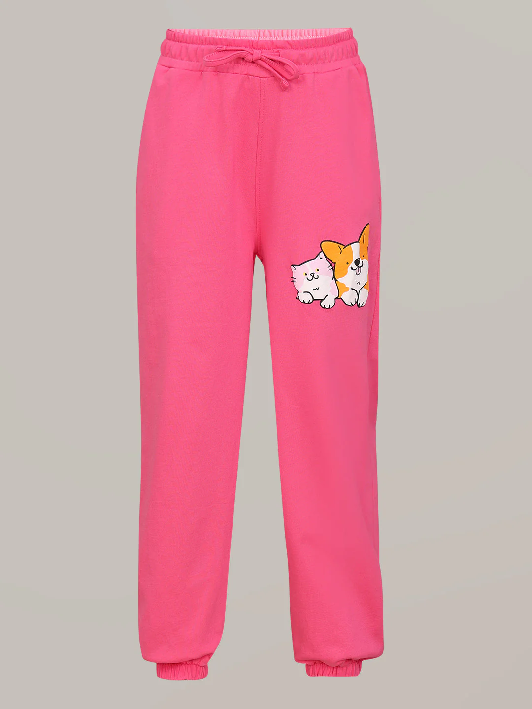 GIRL Pink Cotton Lounge Pants - Image 7