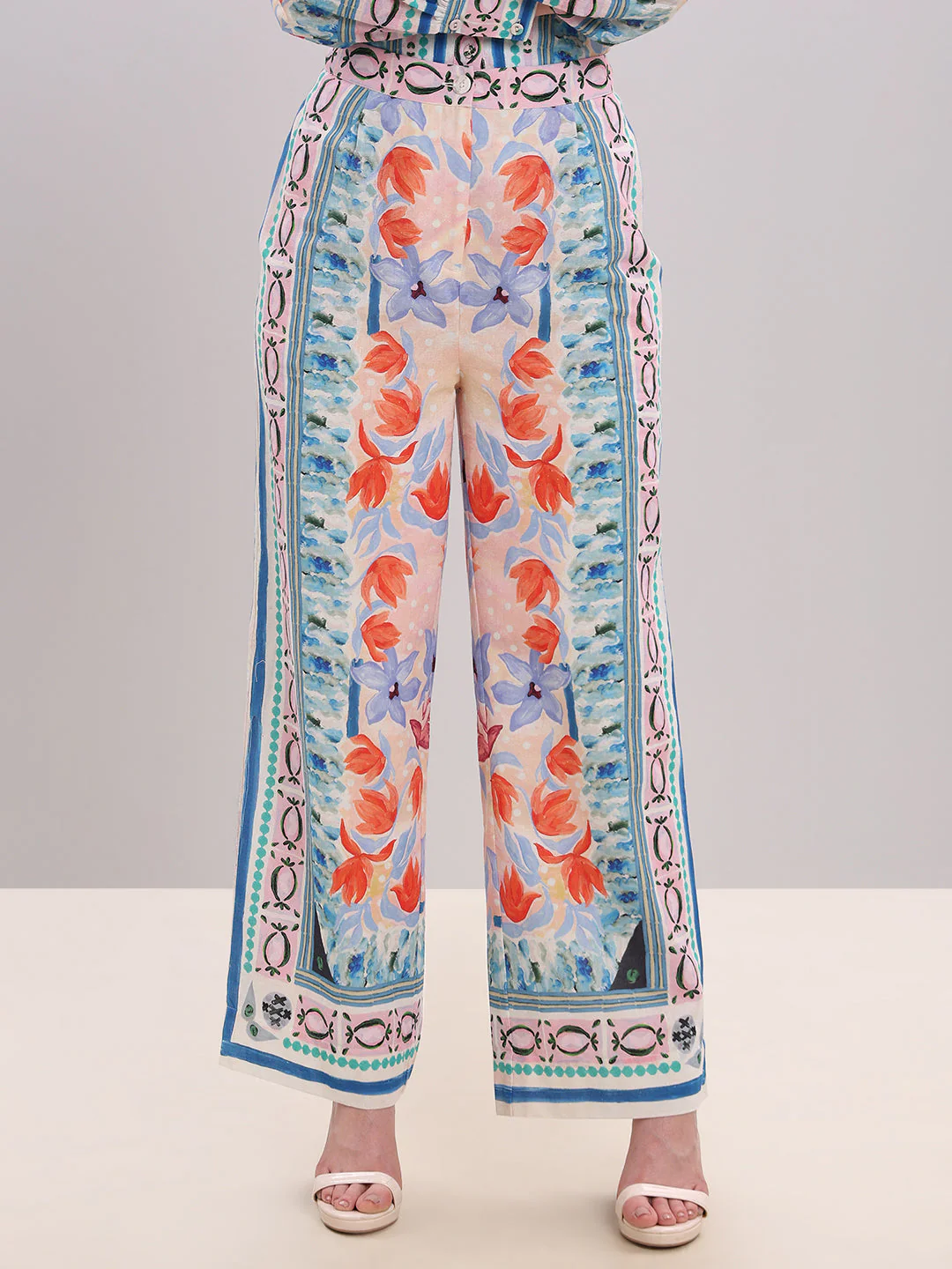 Multi-Colour Printed Pants - Image 2