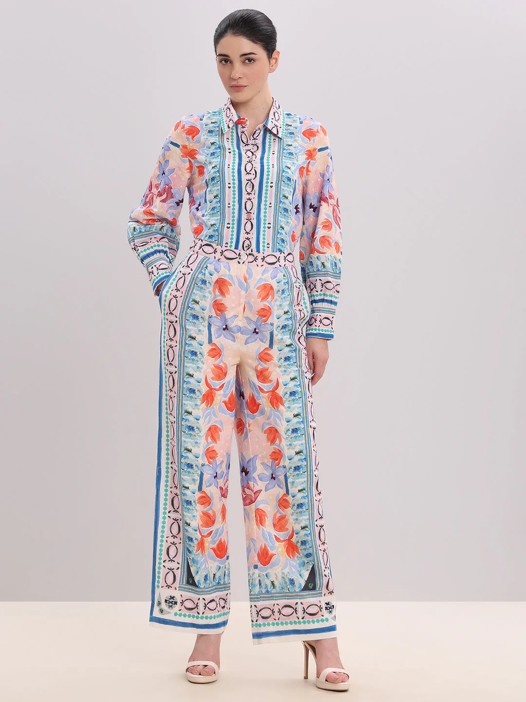 Multi-Colour Printed Pants - Image 5