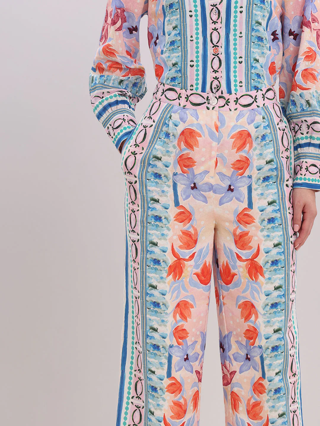 Multi-Colour Printed Pants - Image 6