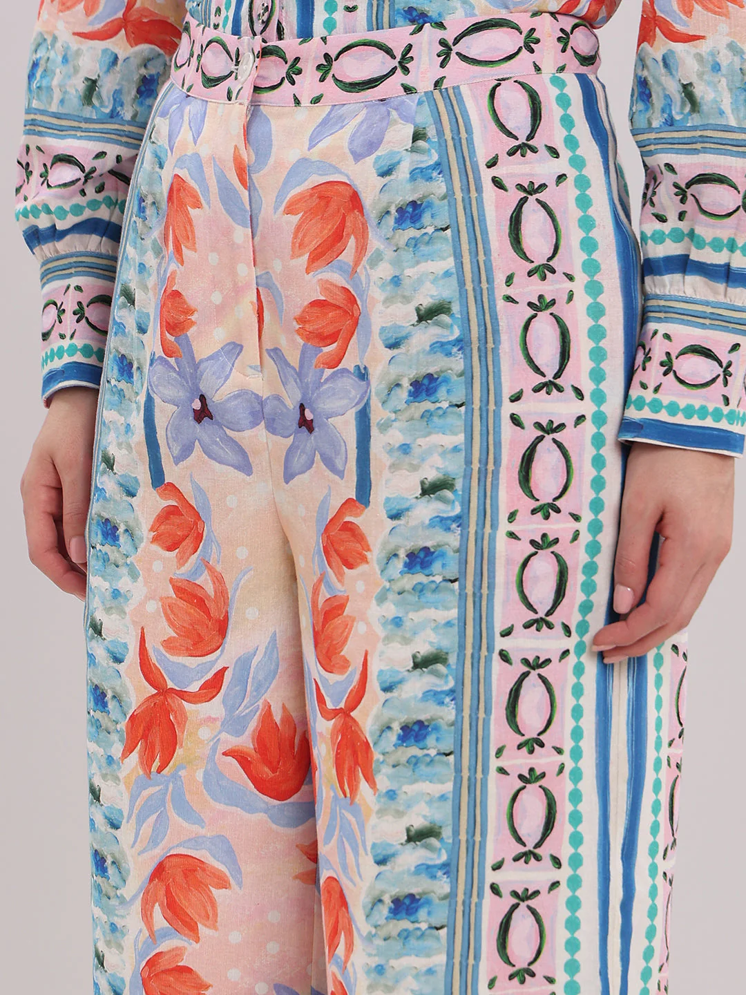 Multi-Colour Printed Pants - Image 8