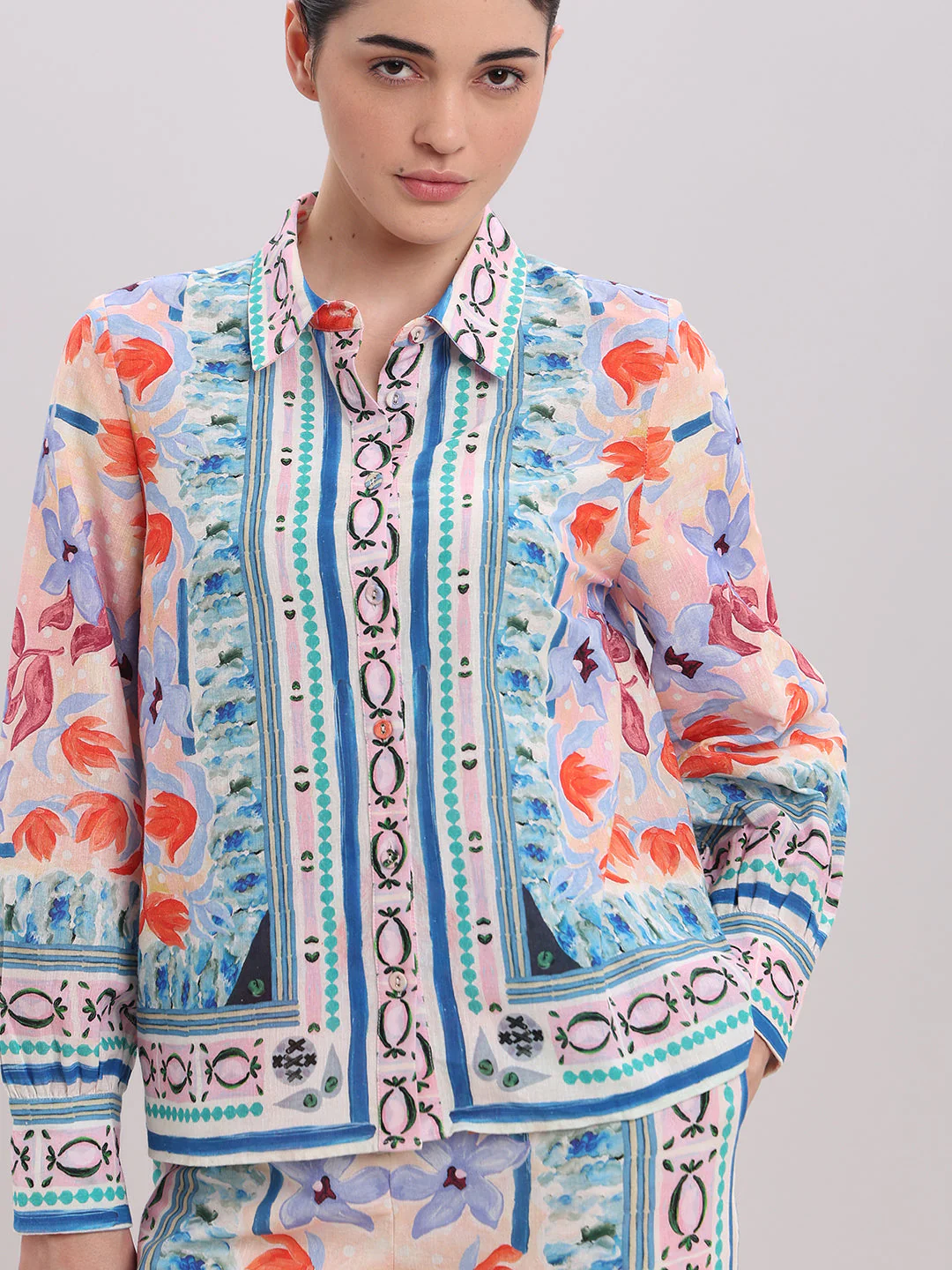 Multi-Colour Printed Shirt - Image 6