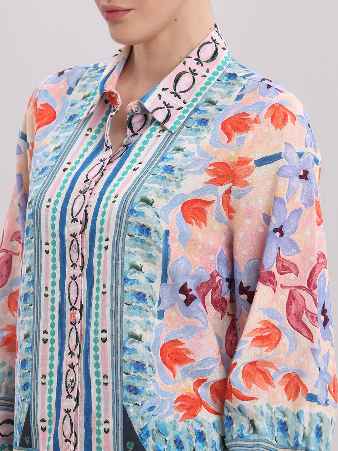 Multi-Colour Printed Shirt - Image 8