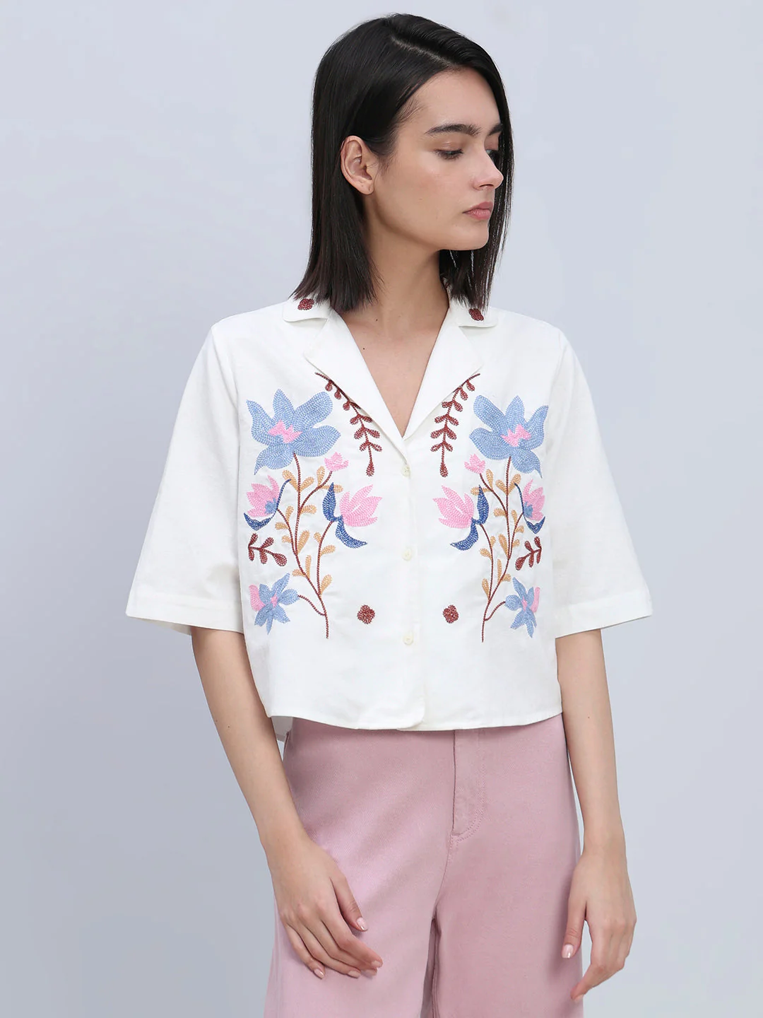 Floral Short Sleeves Shirt - Image 2