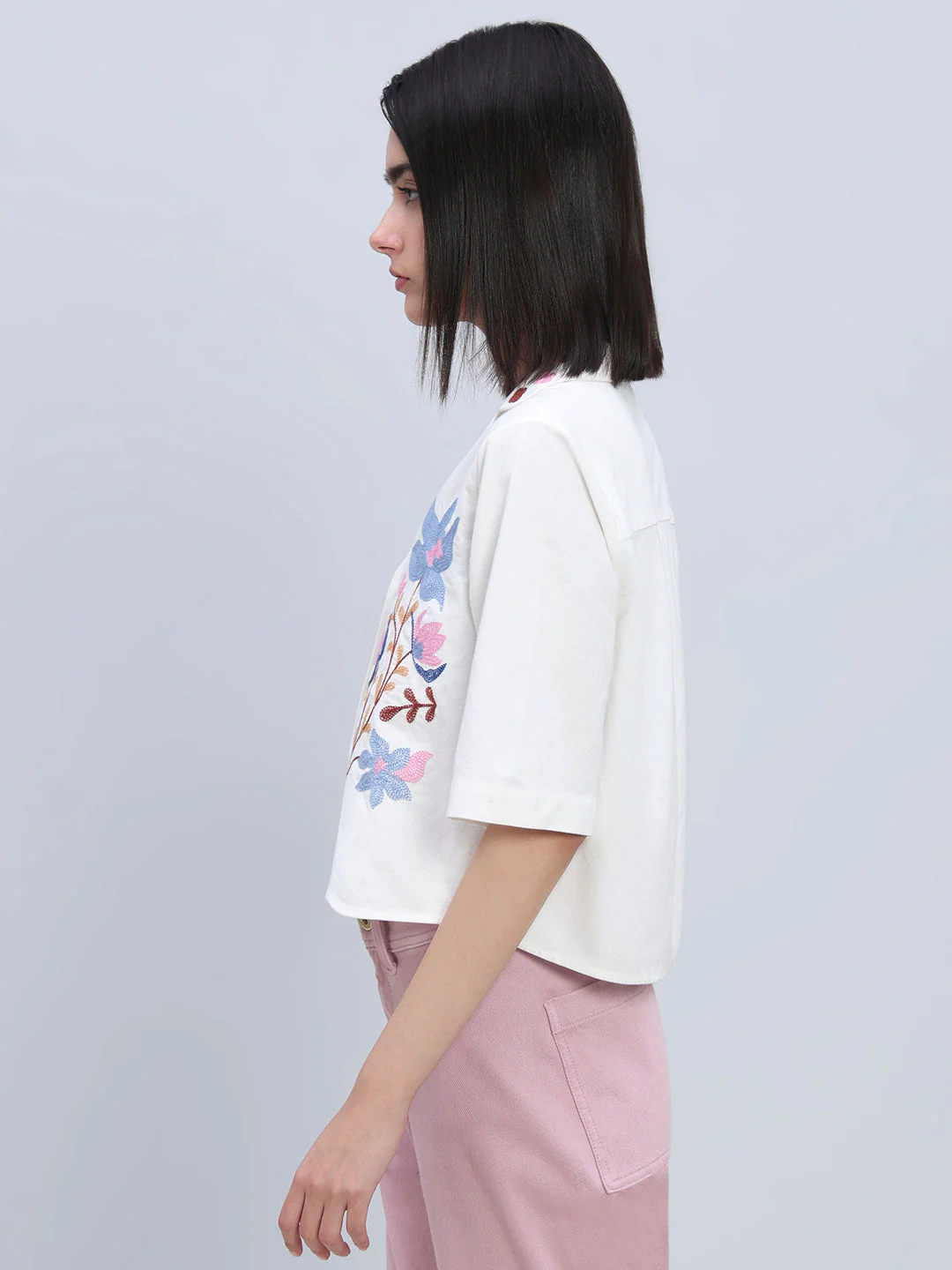 Floral Short Sleeves Shirt - Image 3