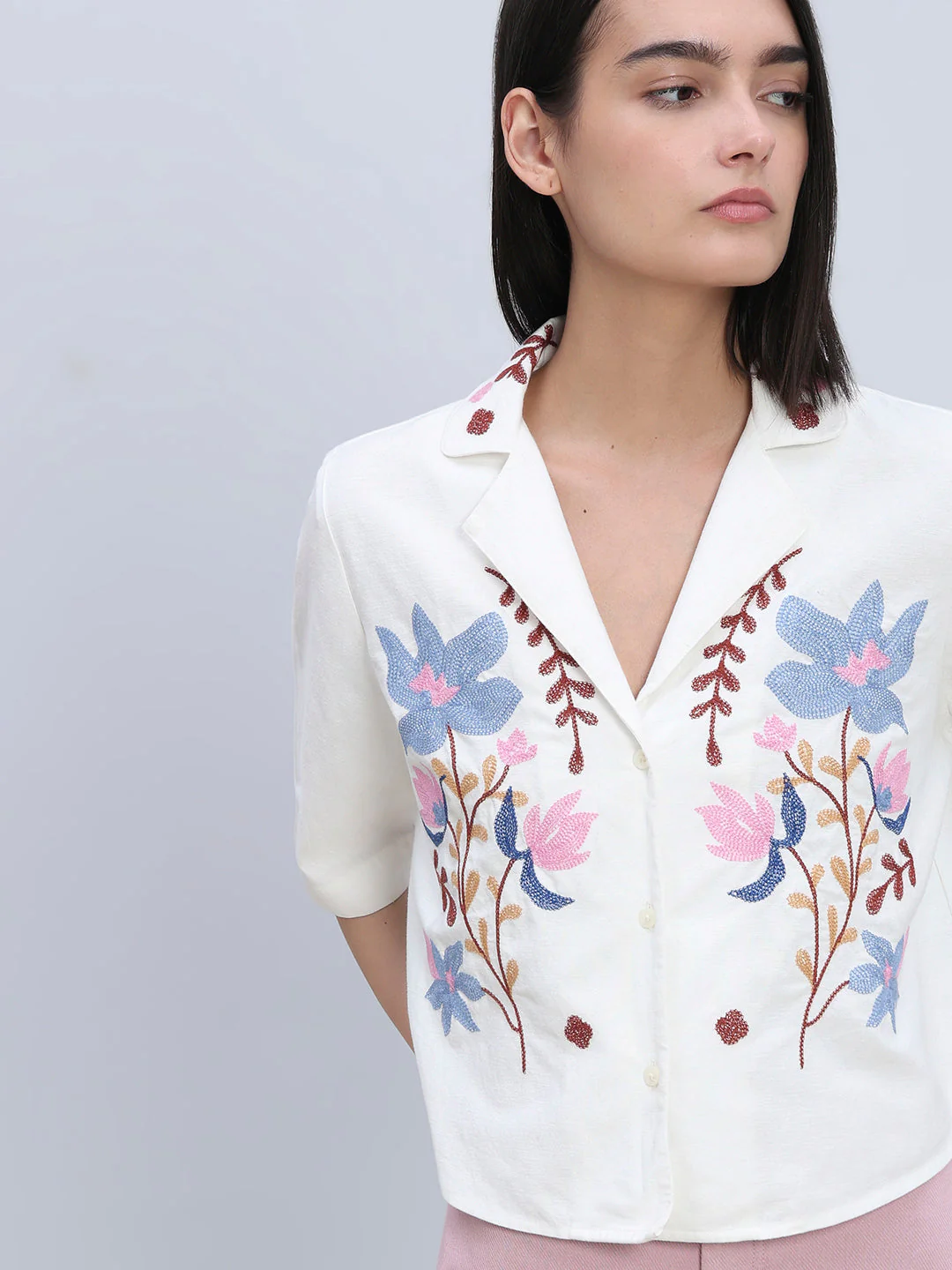Floral Short Sleeves Shirt - Image 6