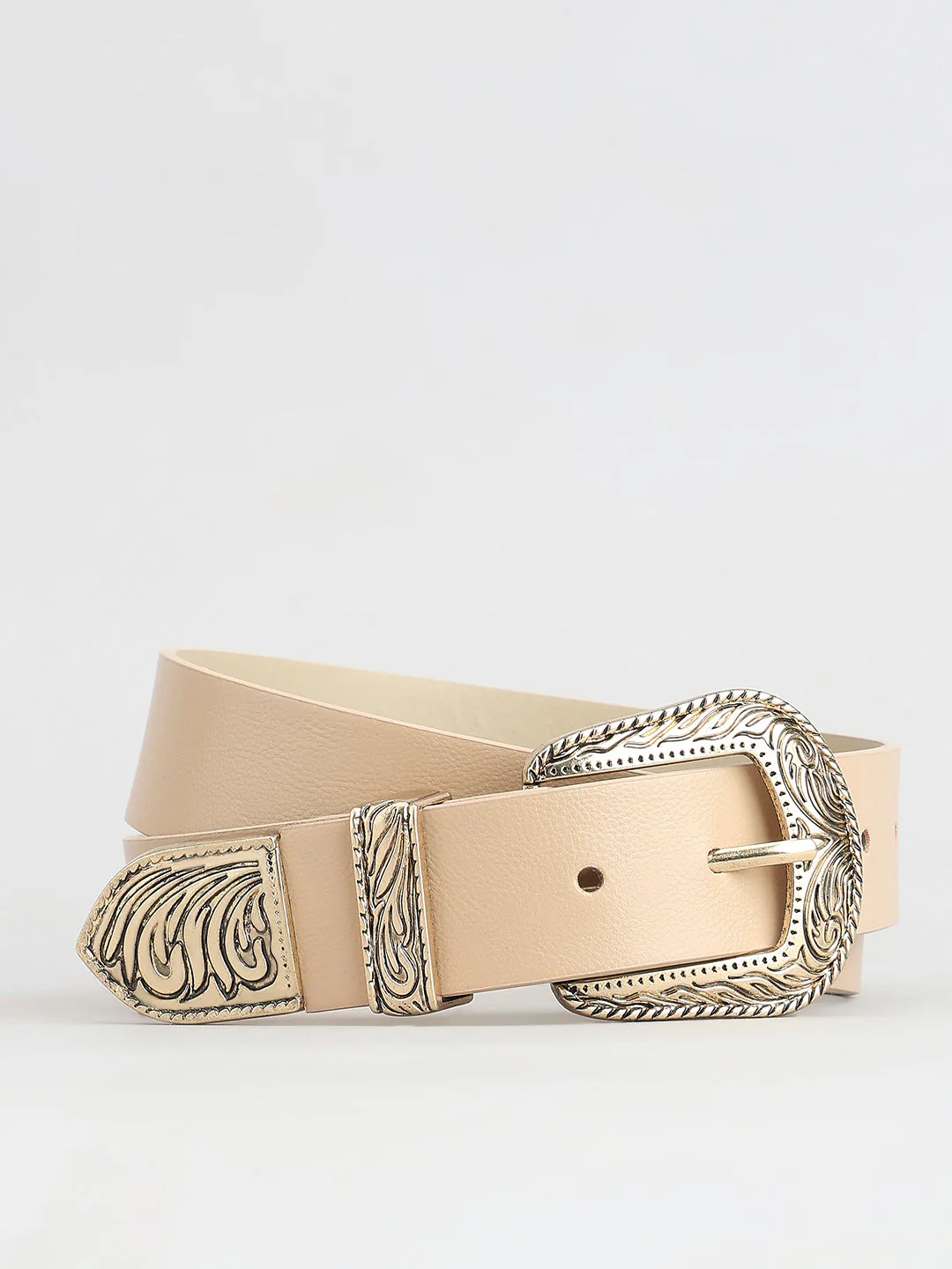 Brown PU Belt - Image 2
