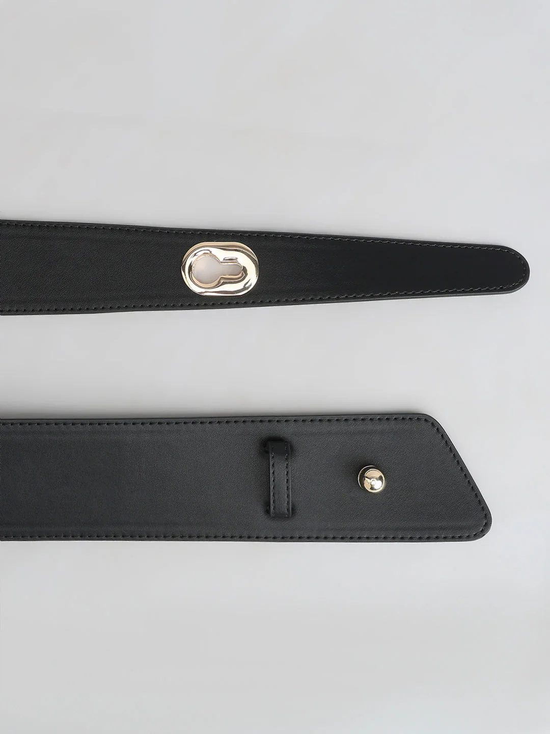 Black Elasticated Waist Belt - Image 3