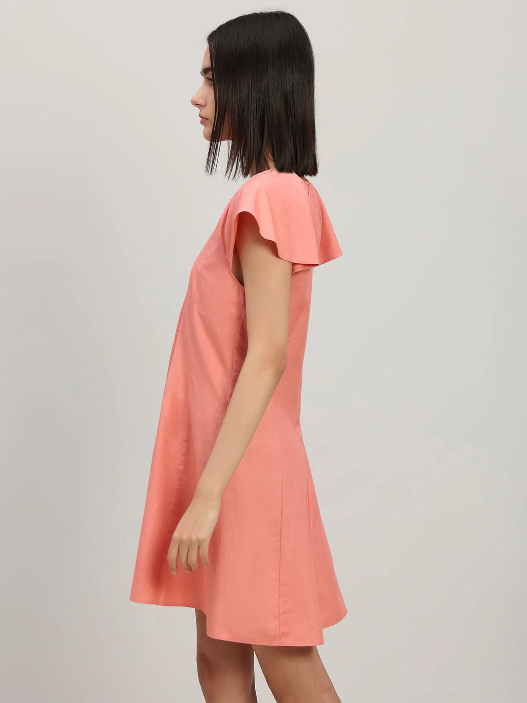 V-Neck Fit & Flare Dress - Image 3