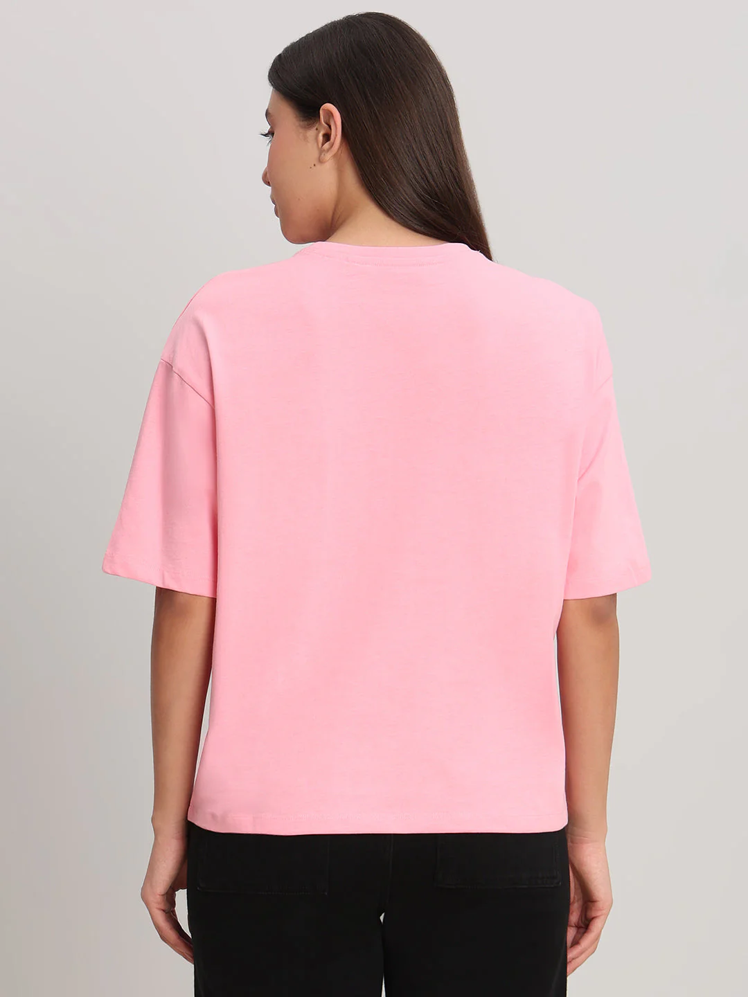 Pink Graphic Print T-Shirt - Image 4