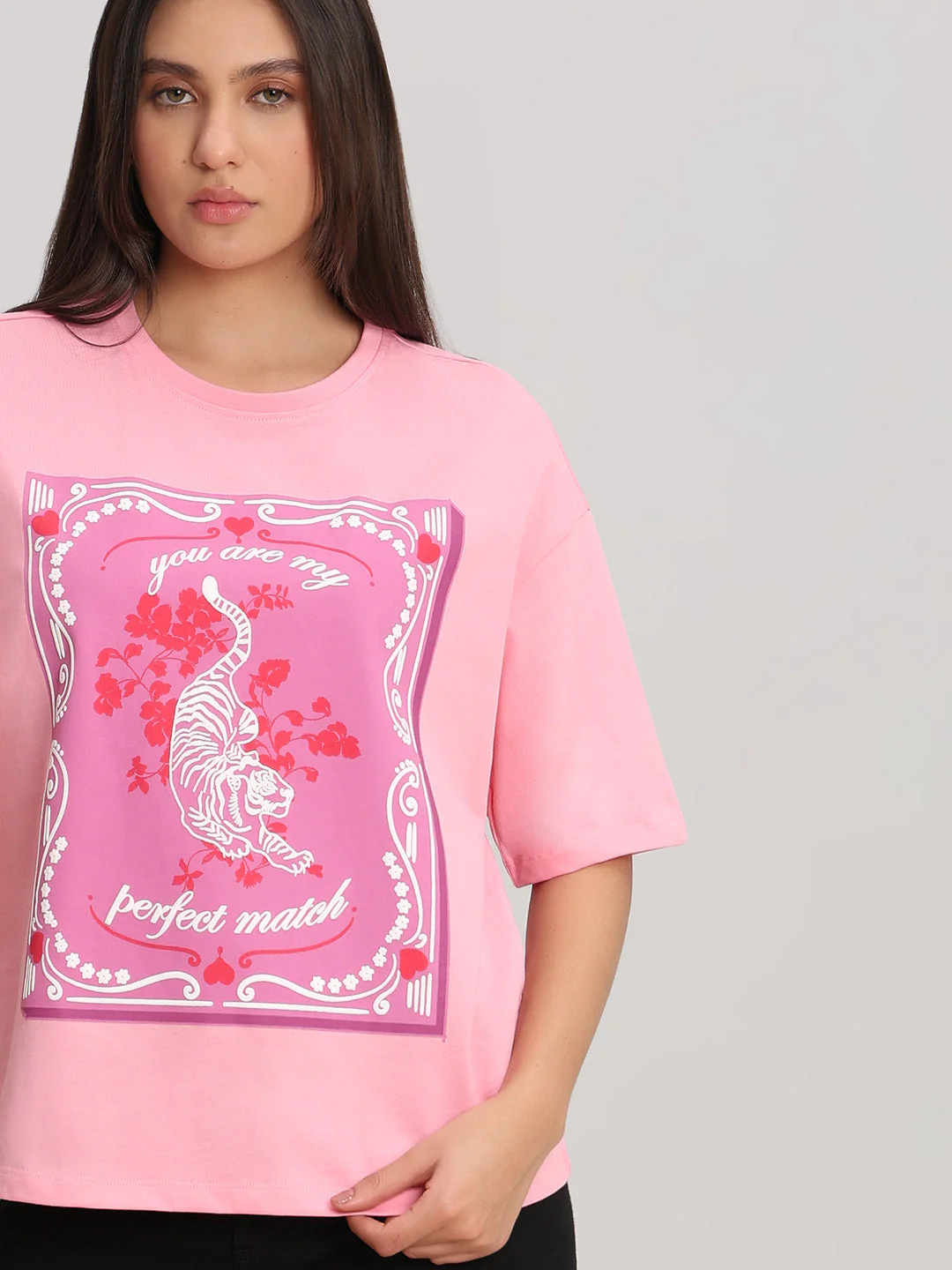 Pink Graphic Print T-Shirt - Image 6
