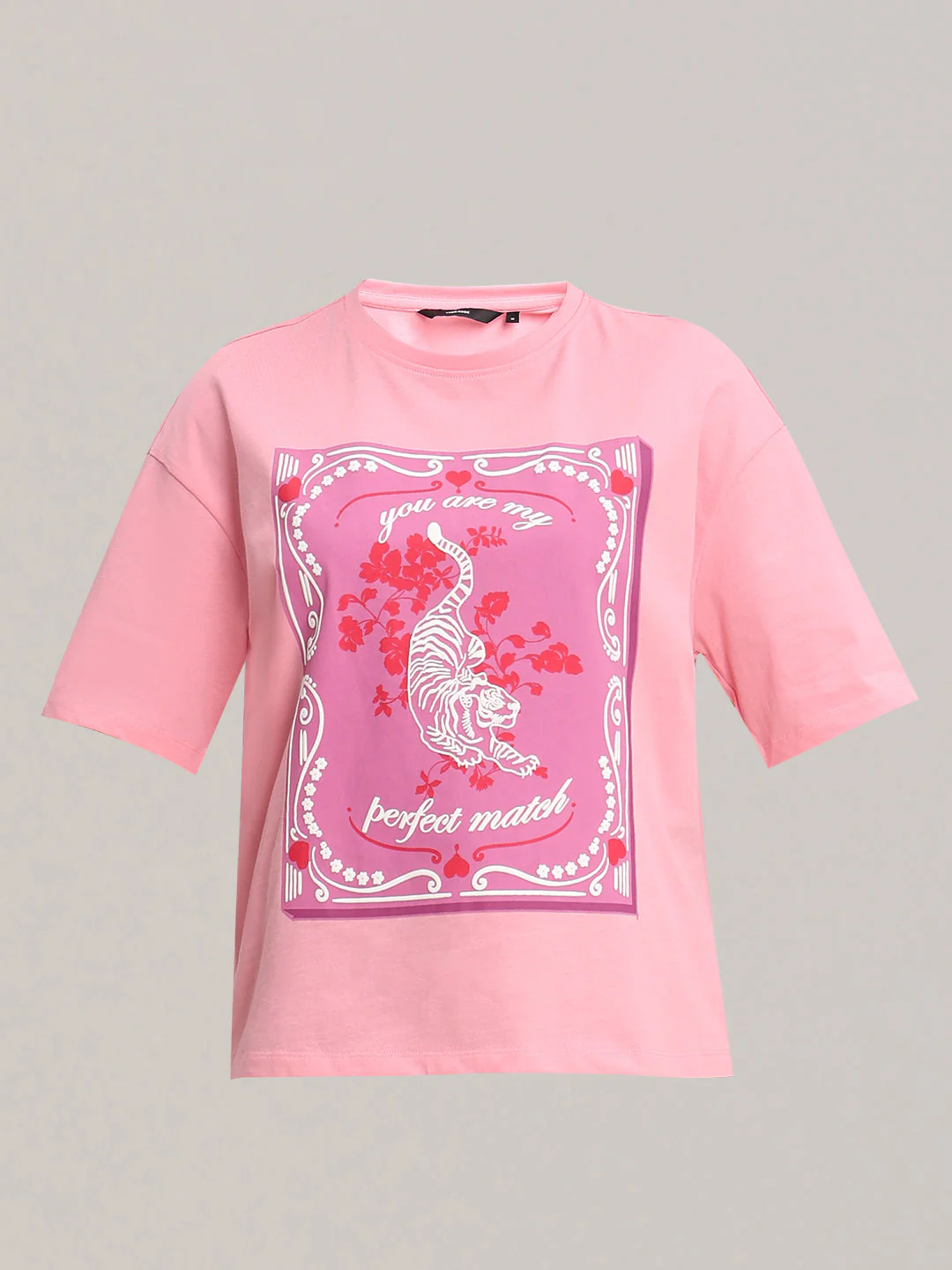 Pink Graphic Print T-Shirt - Image 7