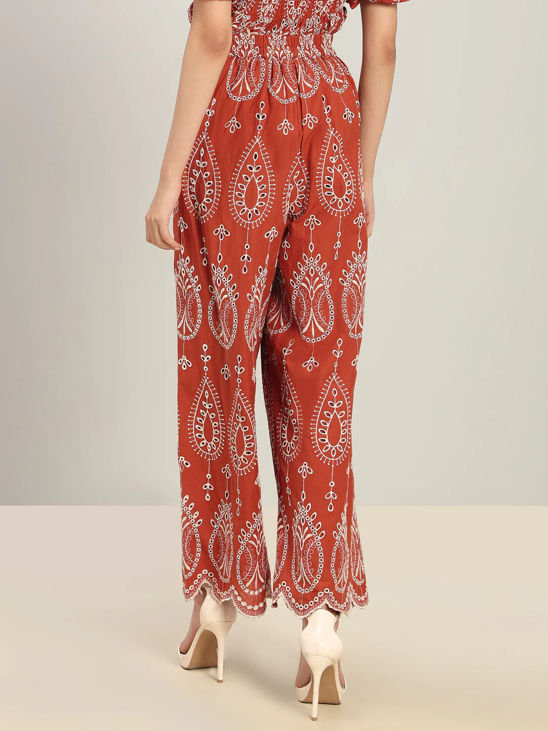 Rust High Rise Pants - Image 4