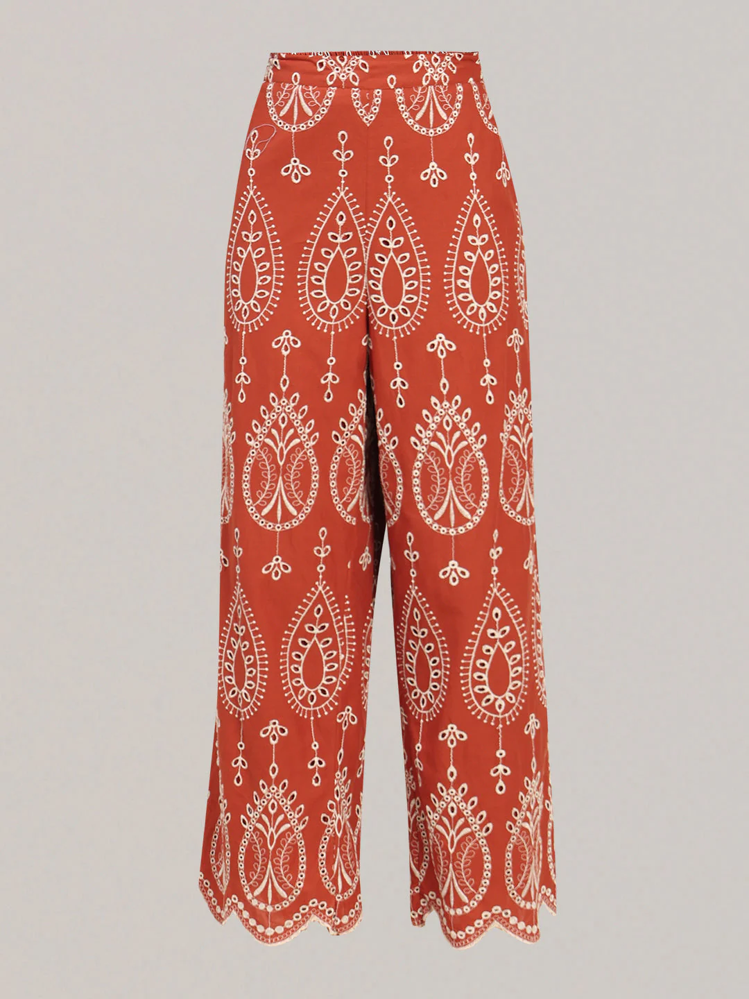 Rust High Rise Pants - Image 7
