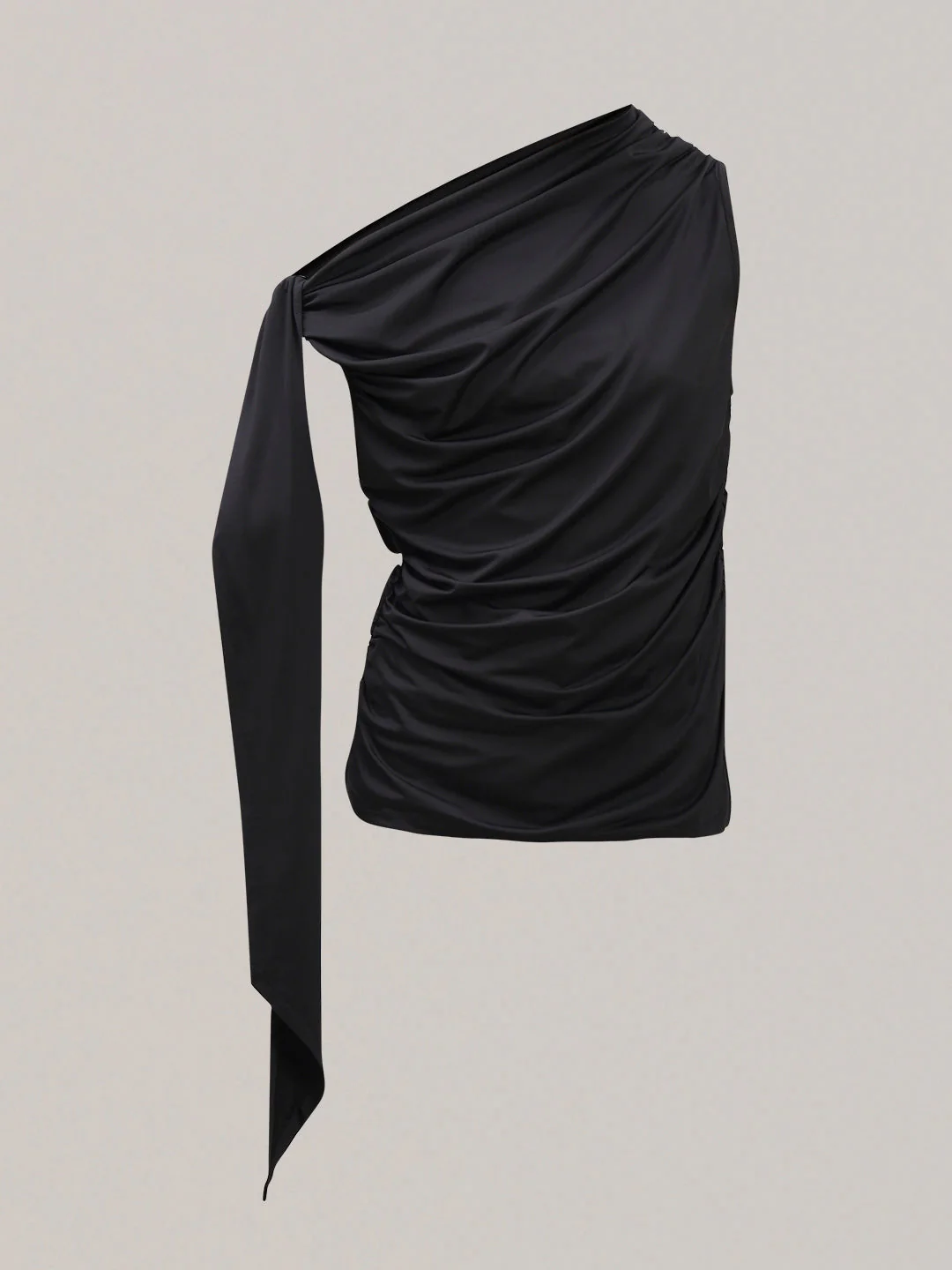 Ruched One Shoulder Top - Image 7