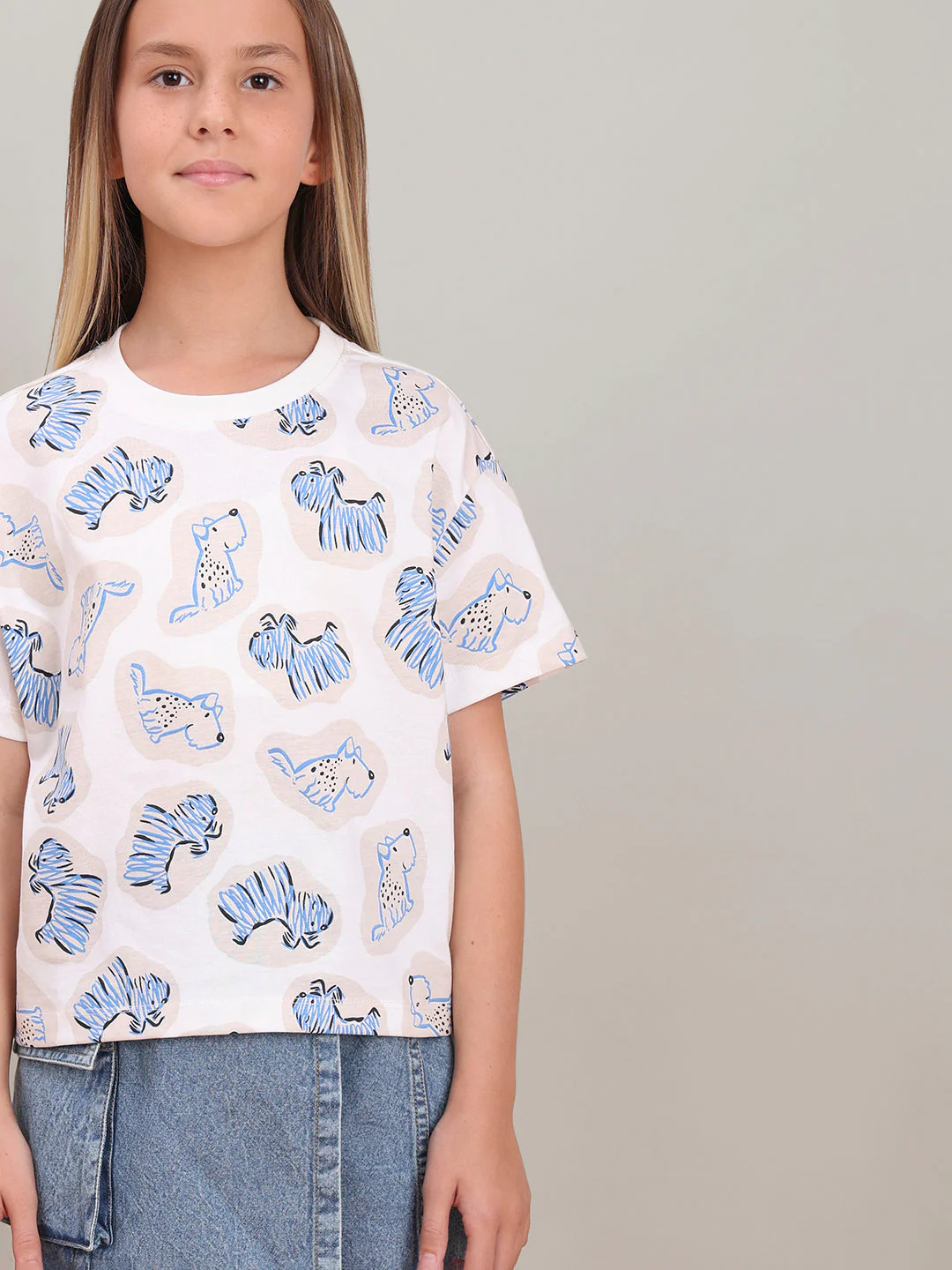 GIRL White Animal Print T-shirt - Image 6
